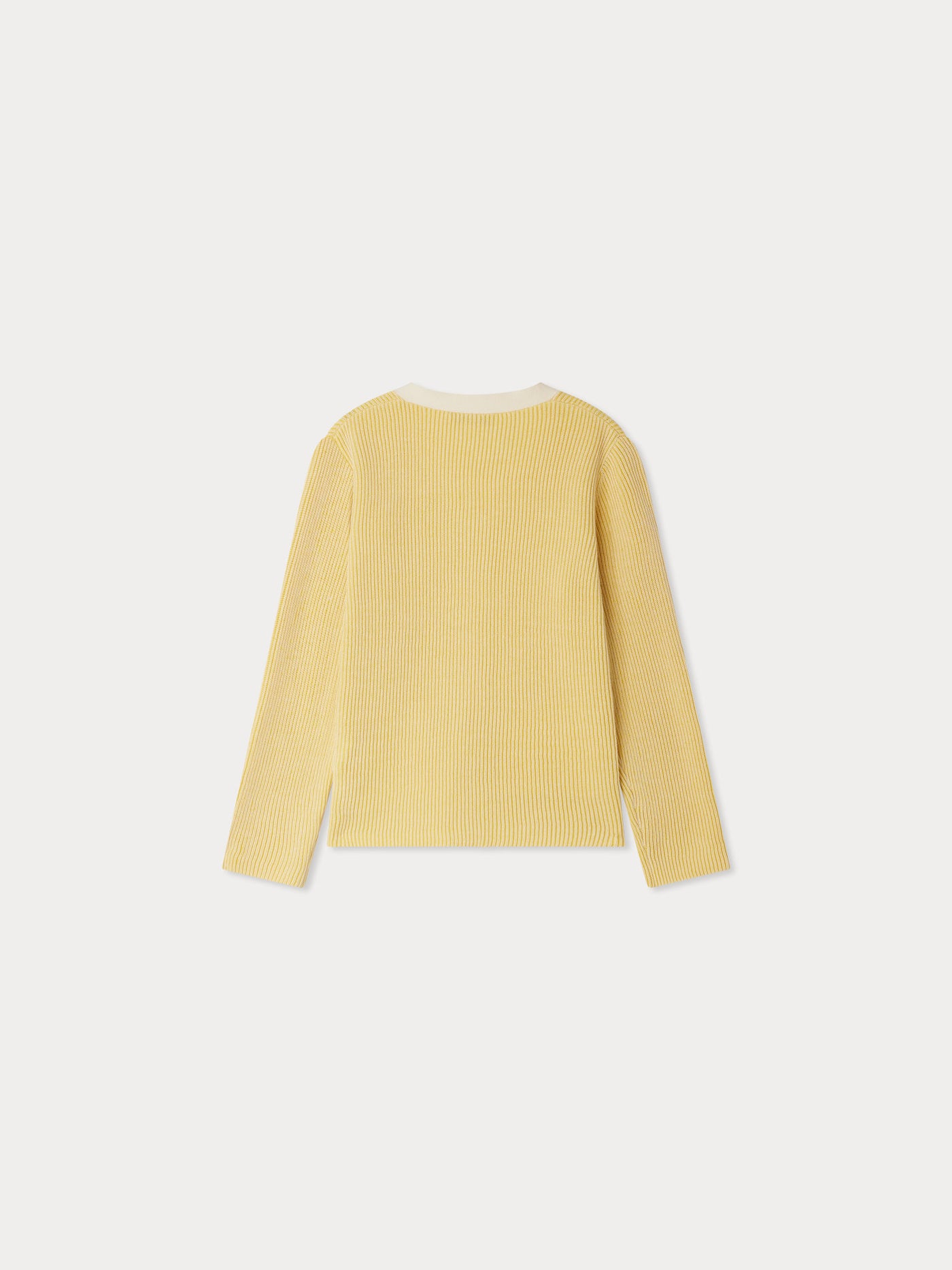 Albert gerippter Cardigan mit Stickereien