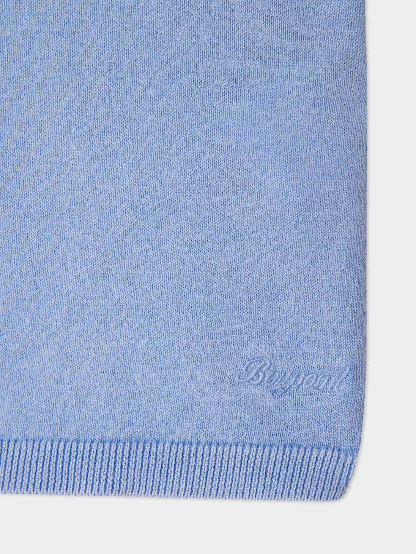 Fernando embroidered blue polo