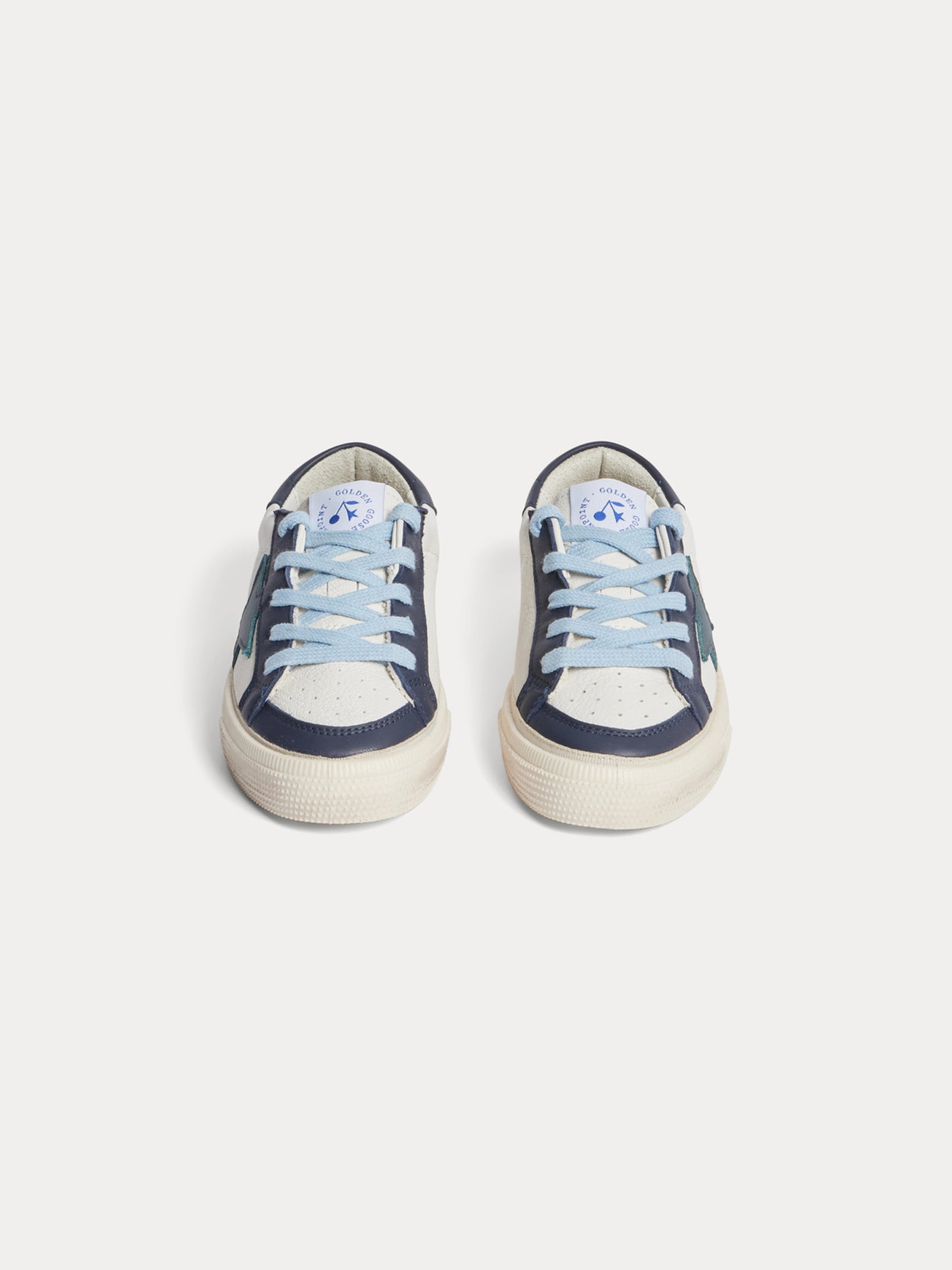 Bonpoint x Golden Goose baskets May bleues pour enfants