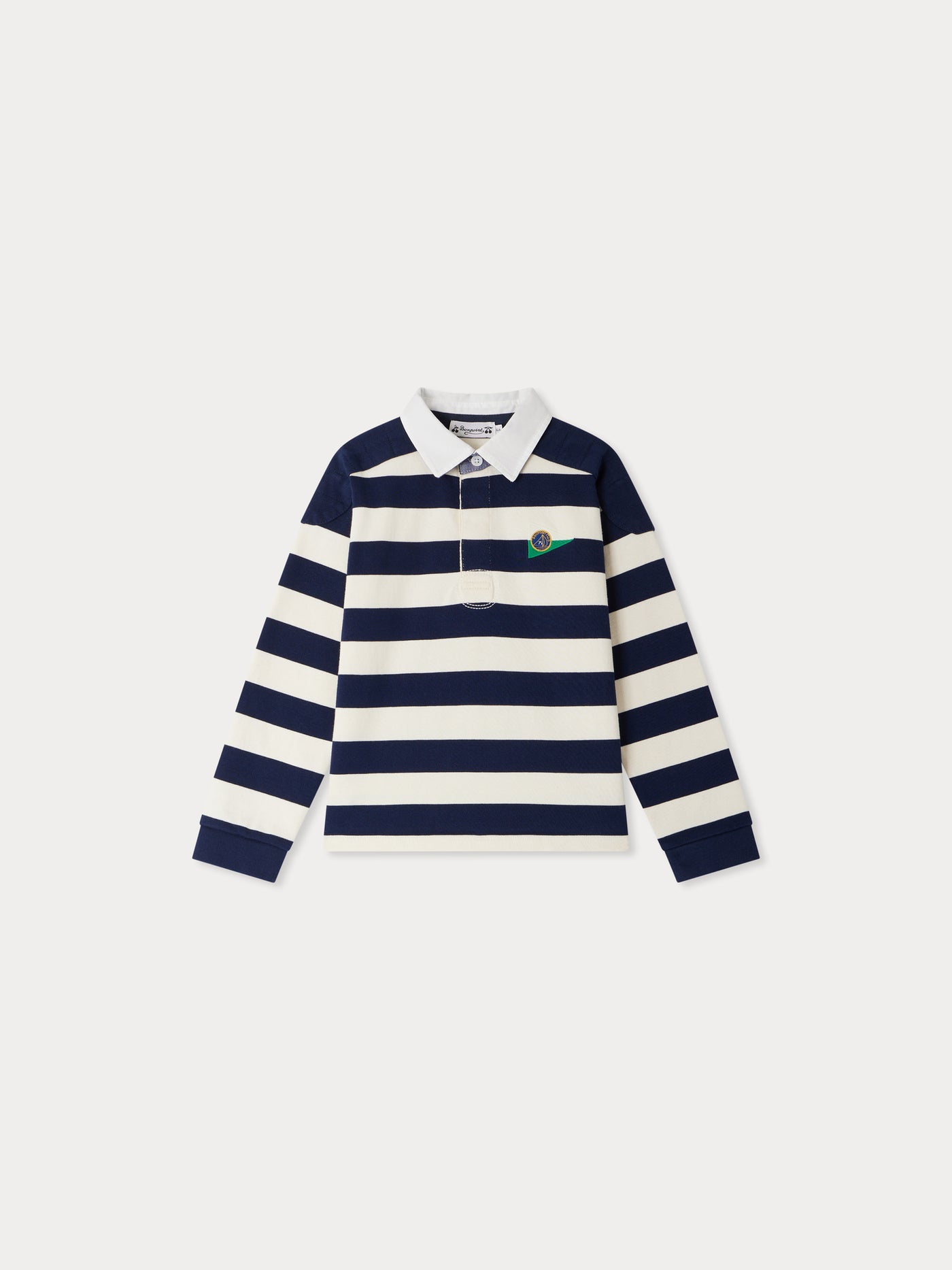 Polo Edman rayé en coton biologique