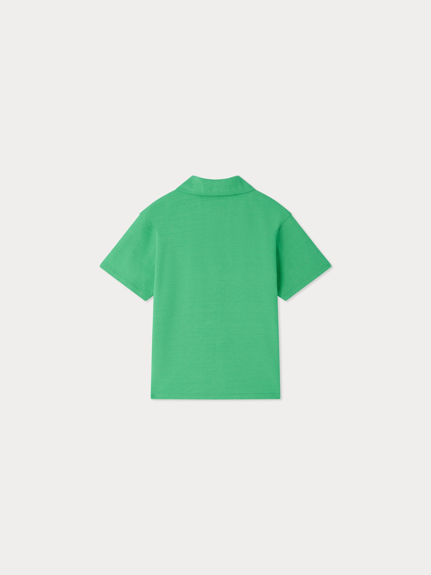 Elian polo with embroidery in organic cotton