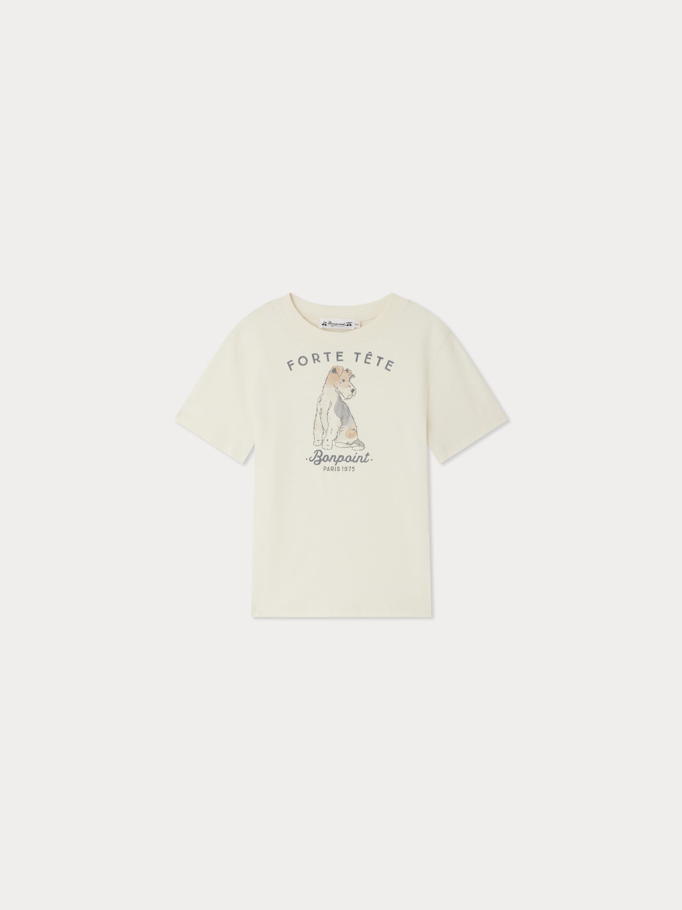 T-shirt Thibald con stampa di cane