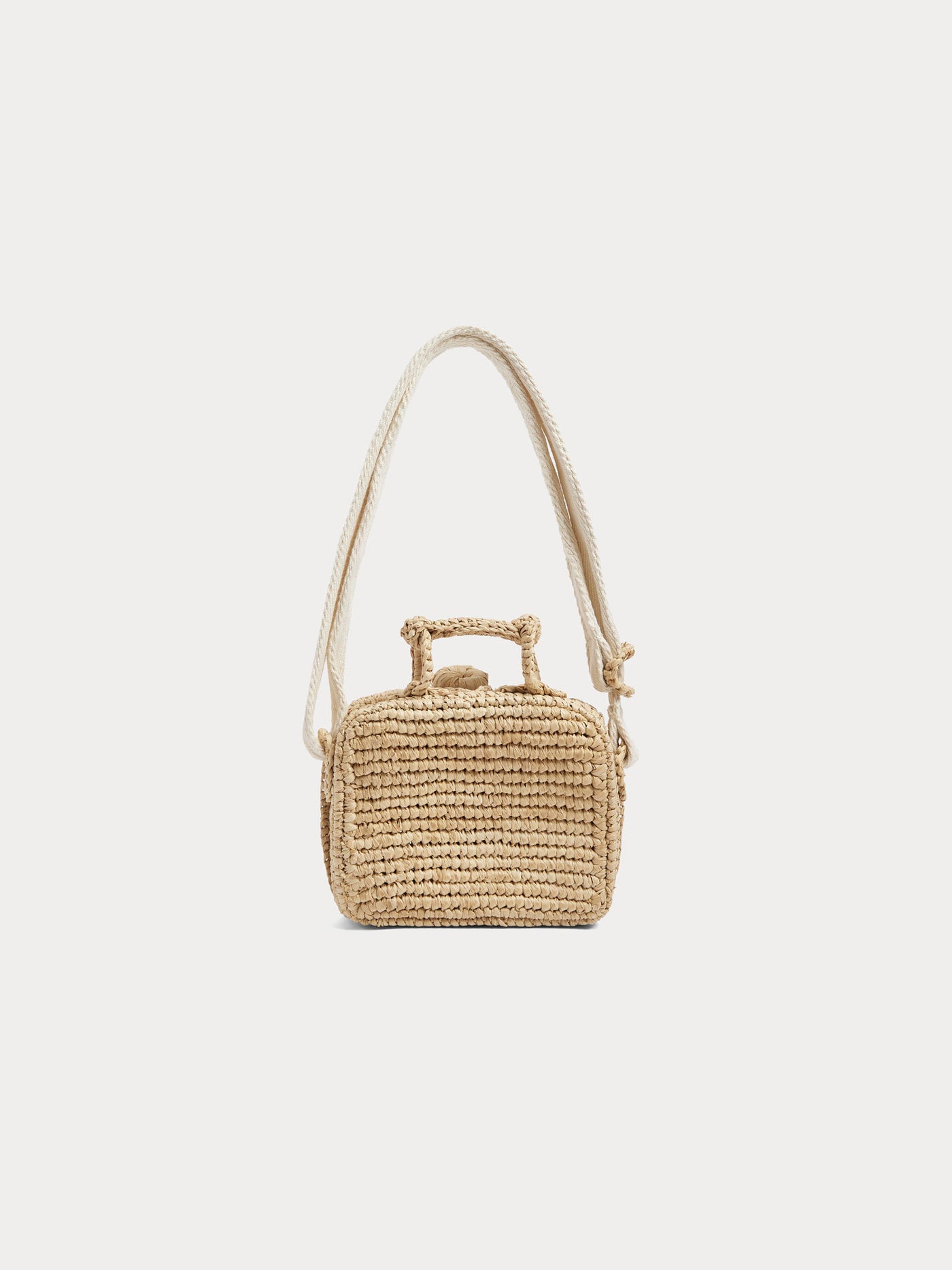 Aimane Rattan-Koffer mit Schultergurt