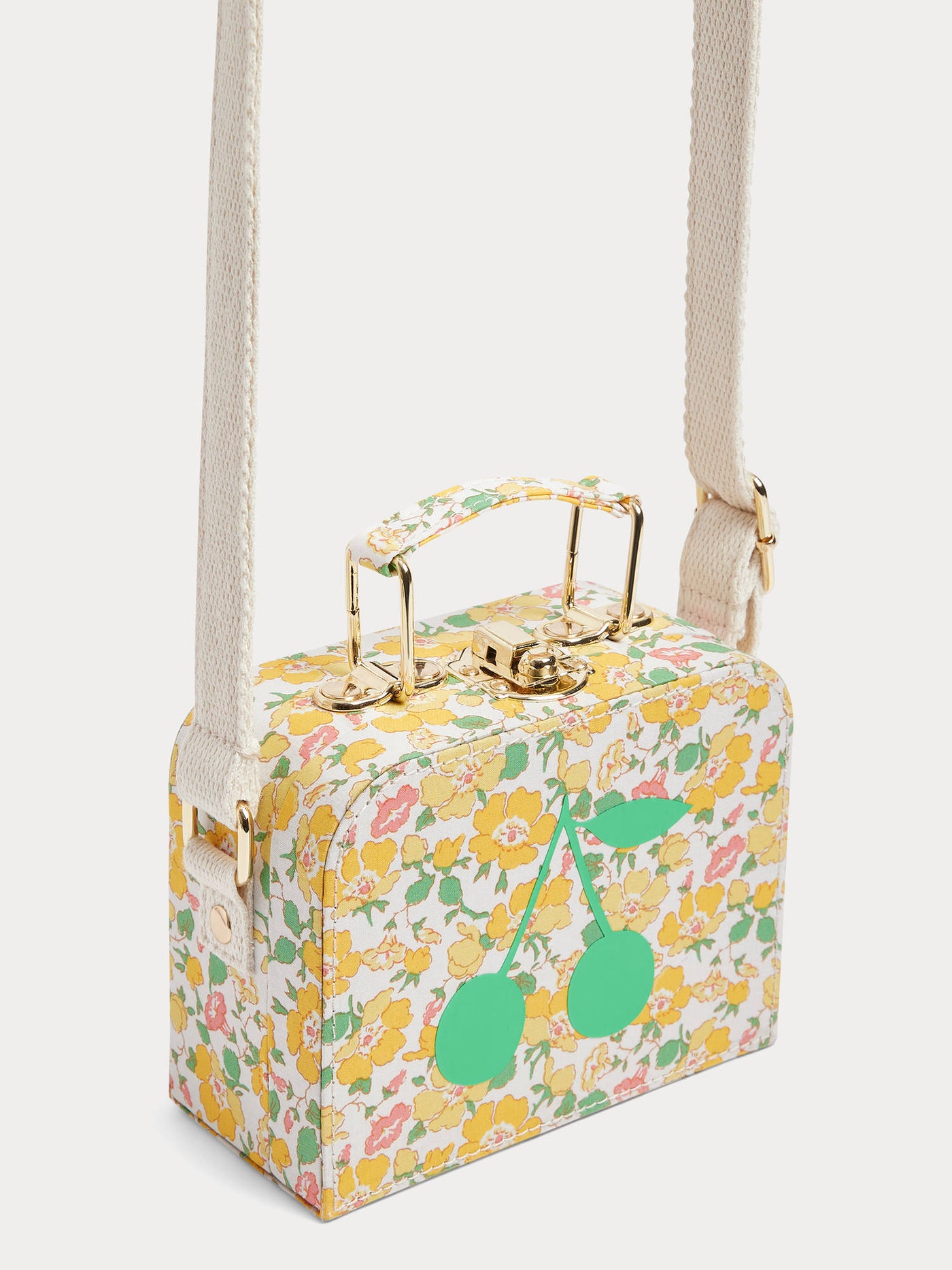 Aimane Reisetasche mit Schultergurt aus Liberty-Stoffen