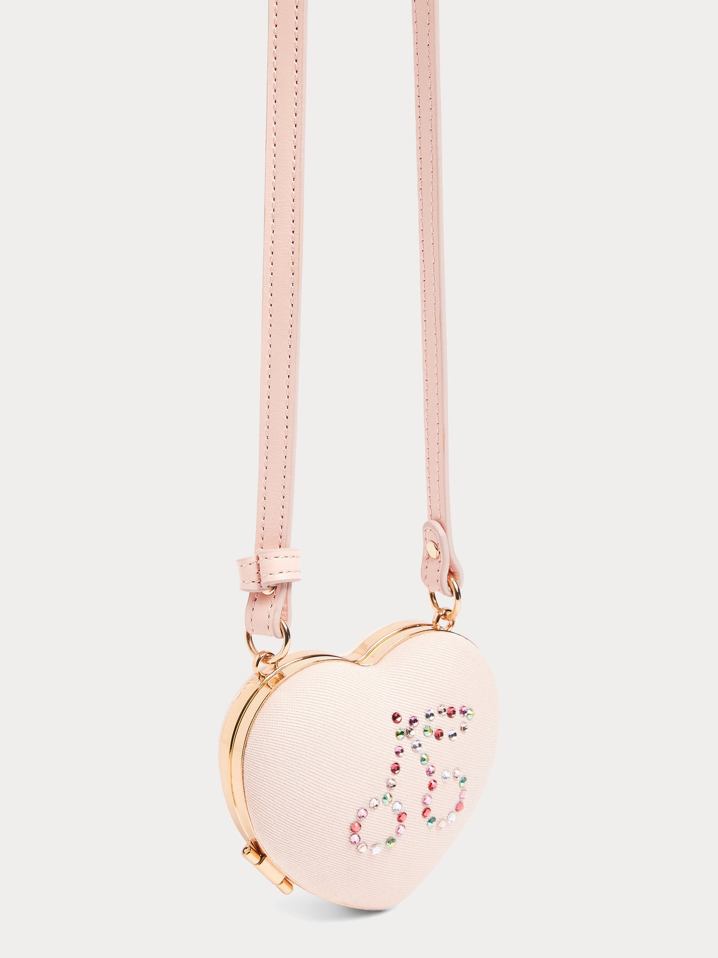 Borsa in velluto Ekko con motivo di ciliegia