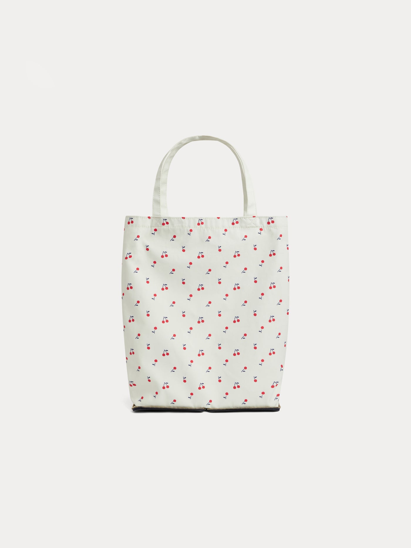 Borsa tote pieghevole con stampa di ciliegie