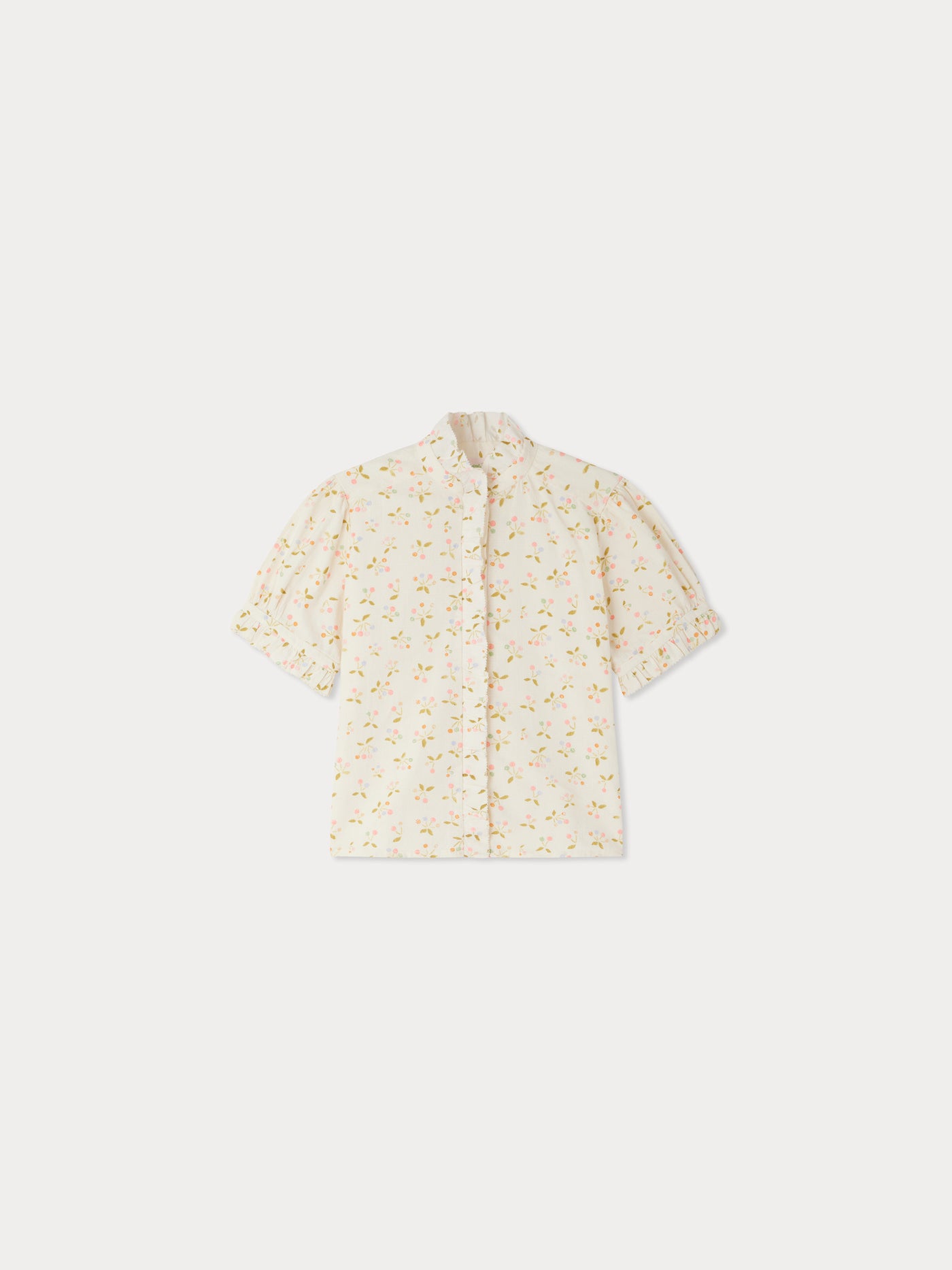 Blusa Cindy con stampa di ciliegie