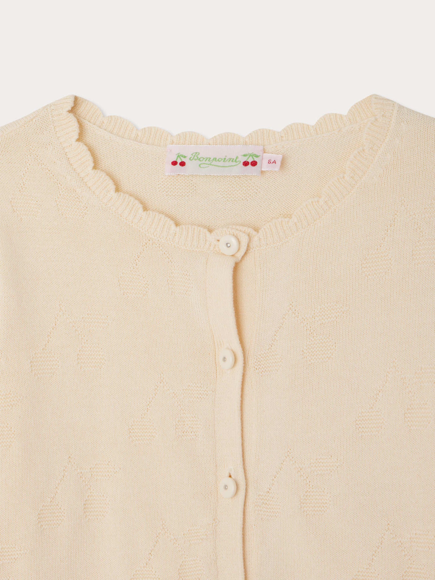 Cardigan Thindra con motivi di ciliegia