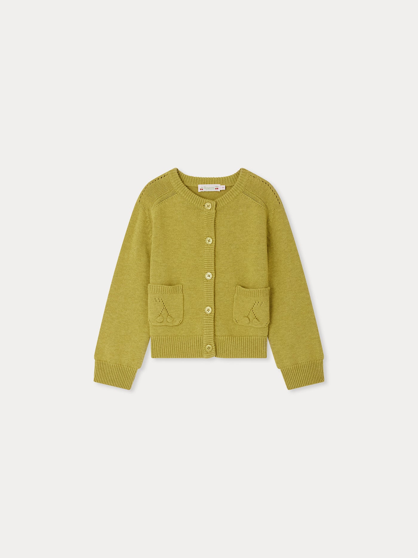 Elisea Strickjacke mit Kirschmotiv