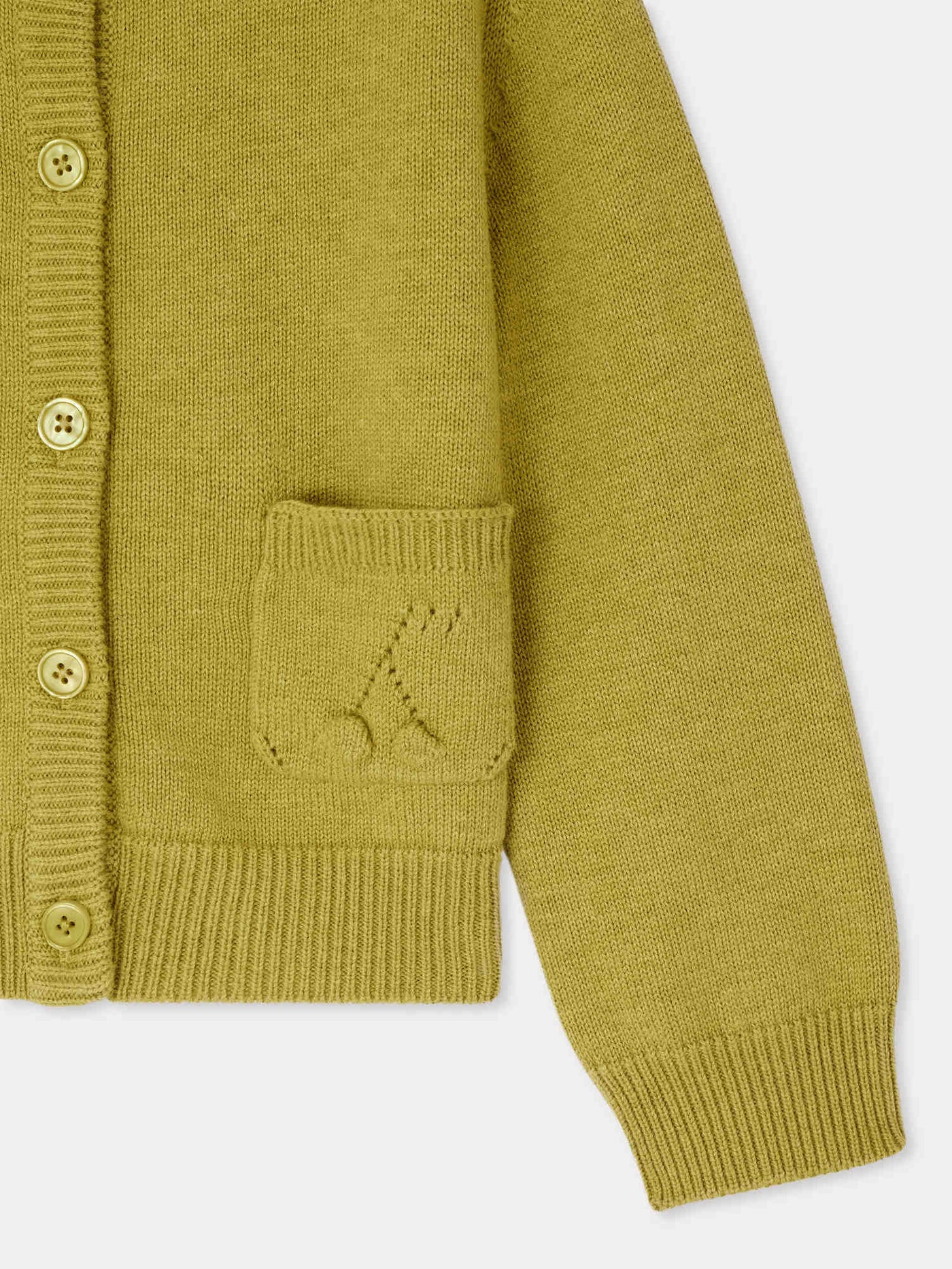 Elisea Strickjacke mit Kirschmotiv