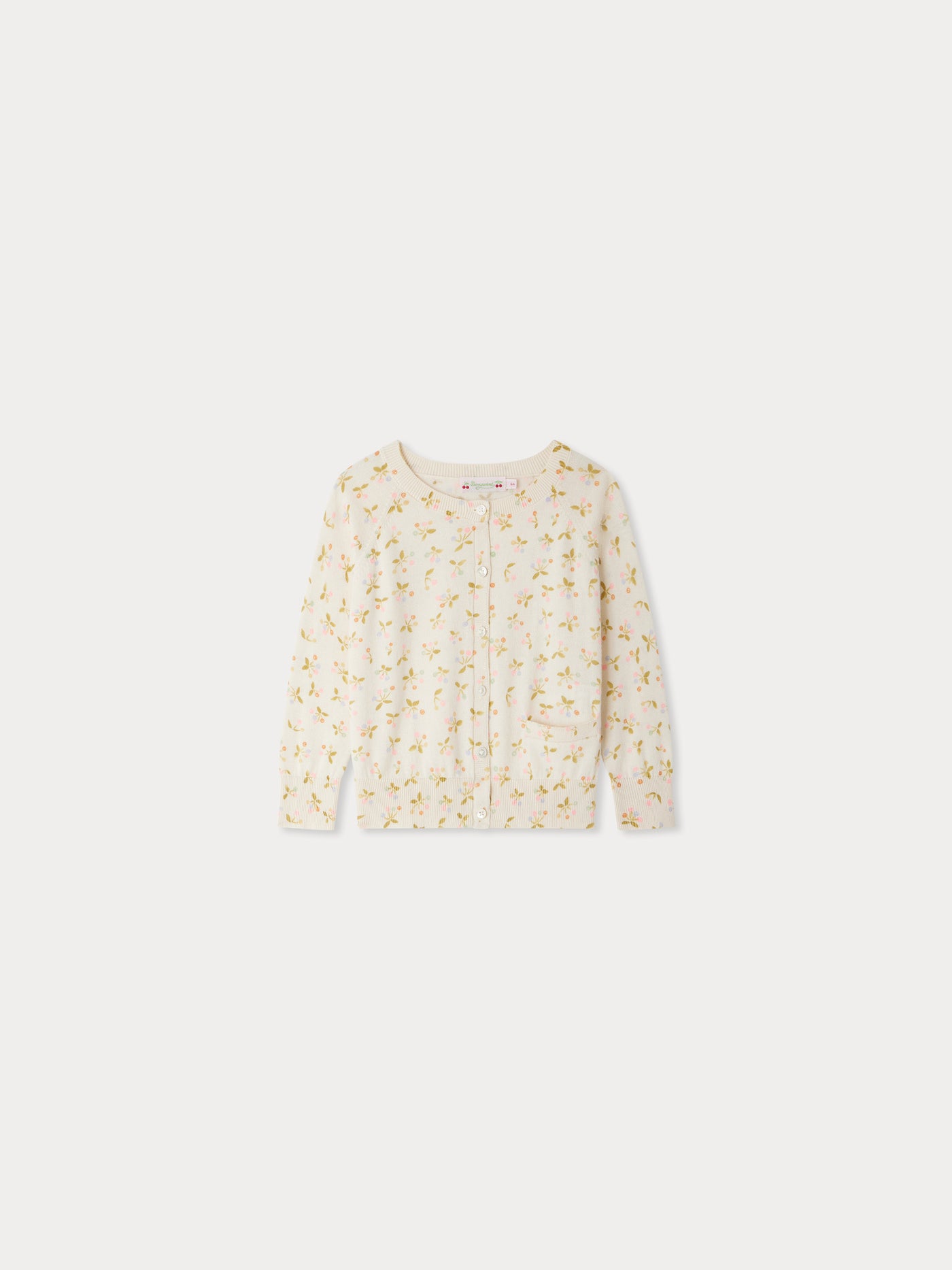 Cardigan Enoha con stampa di ciliegie