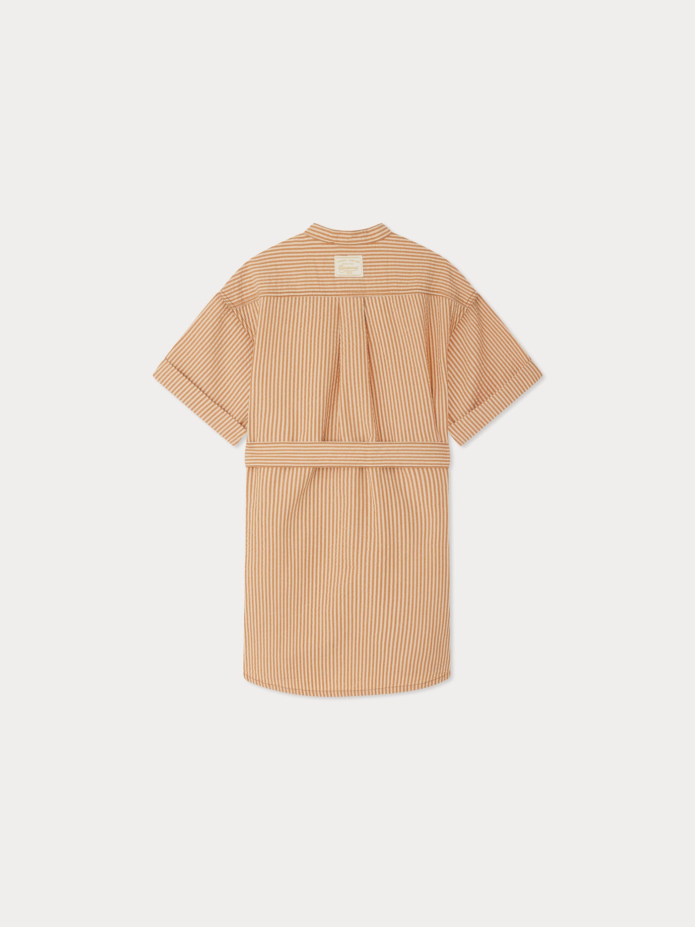 Emmanuelle gestreiftes Kleid mit Gürtel