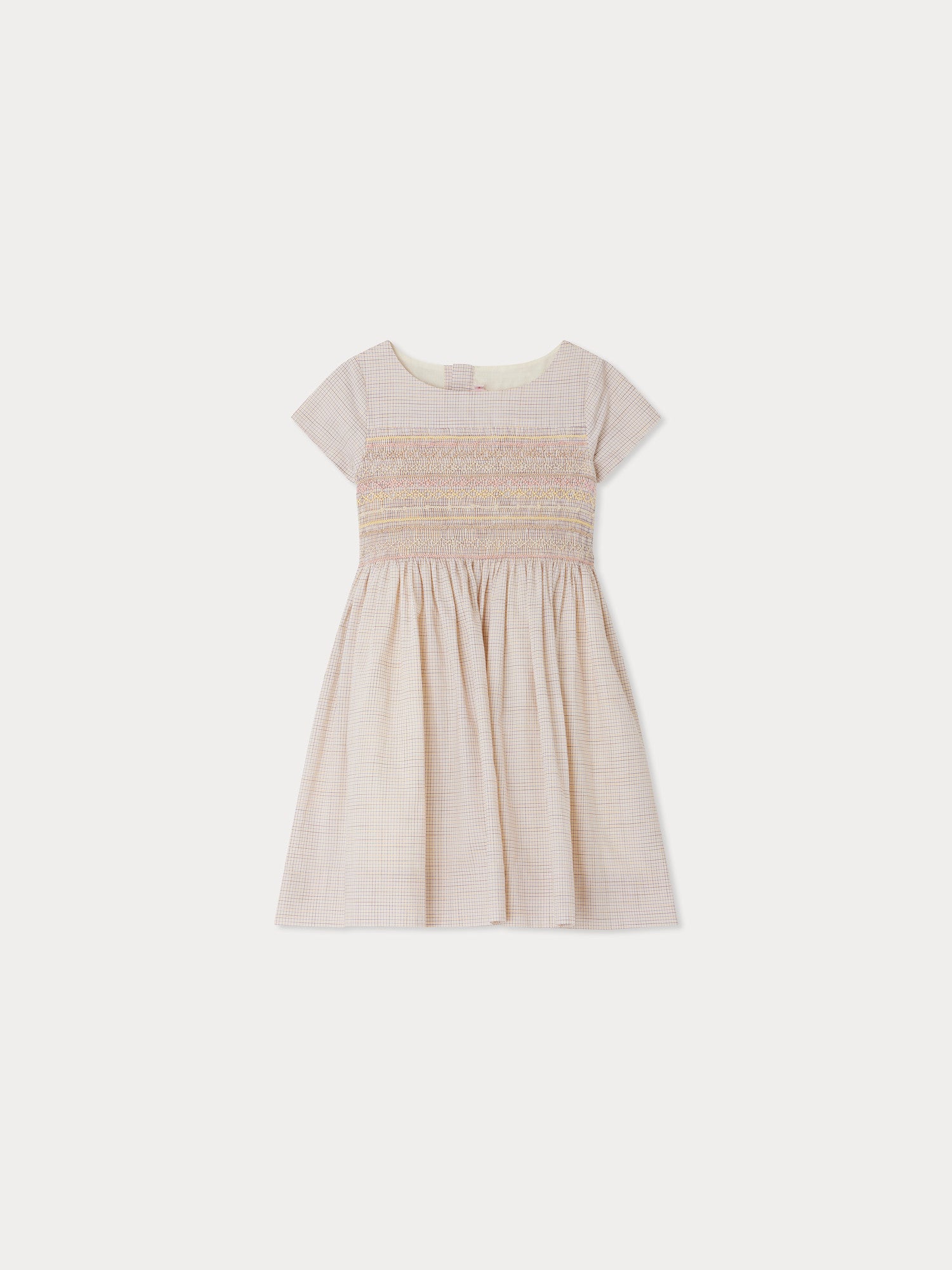 ワンピース LENINA DAYANA tweed overall dress_2colors Magnolia Embroidered Dress – Dress the Population