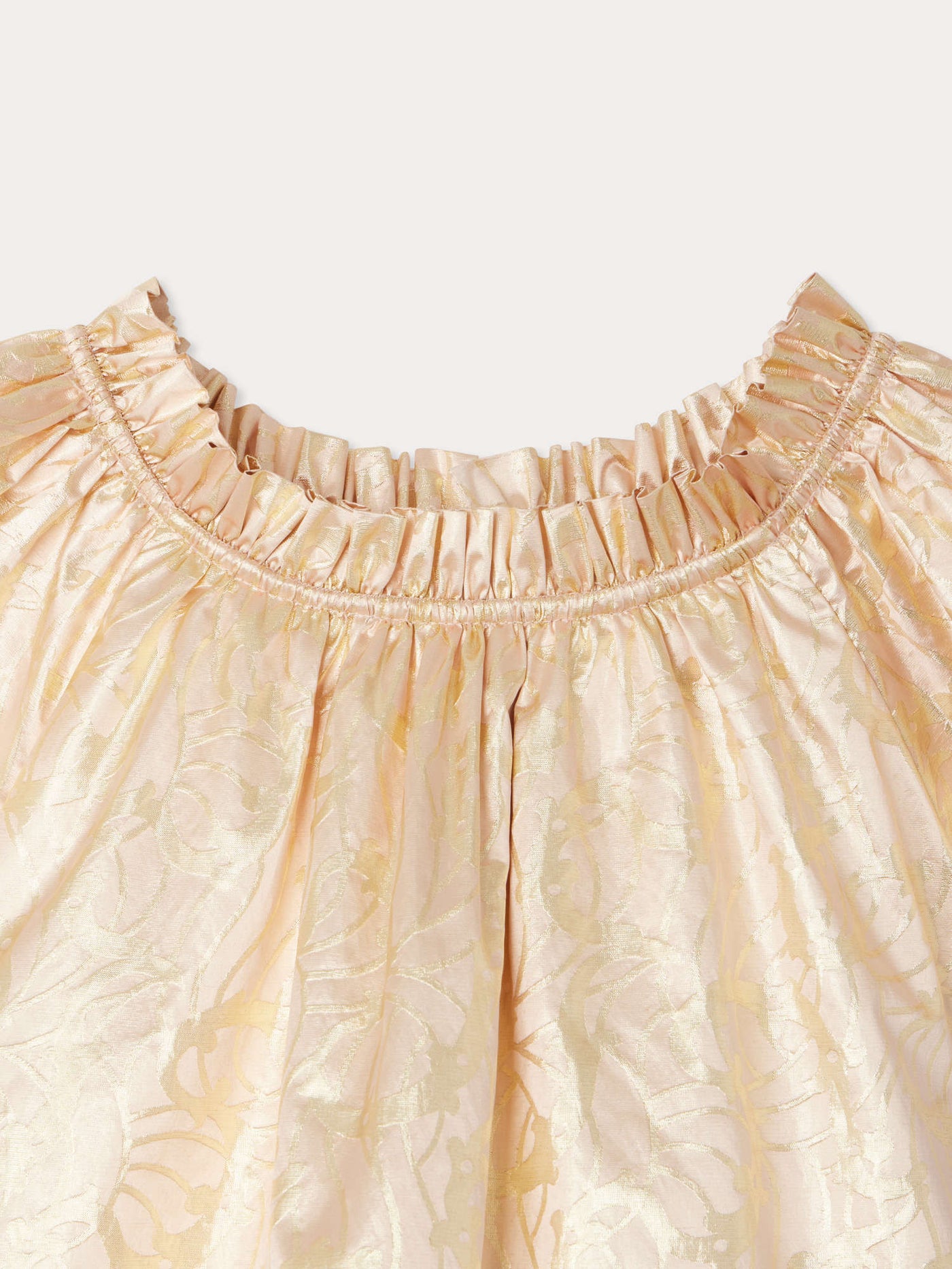 Charlotte dress in shiny silk