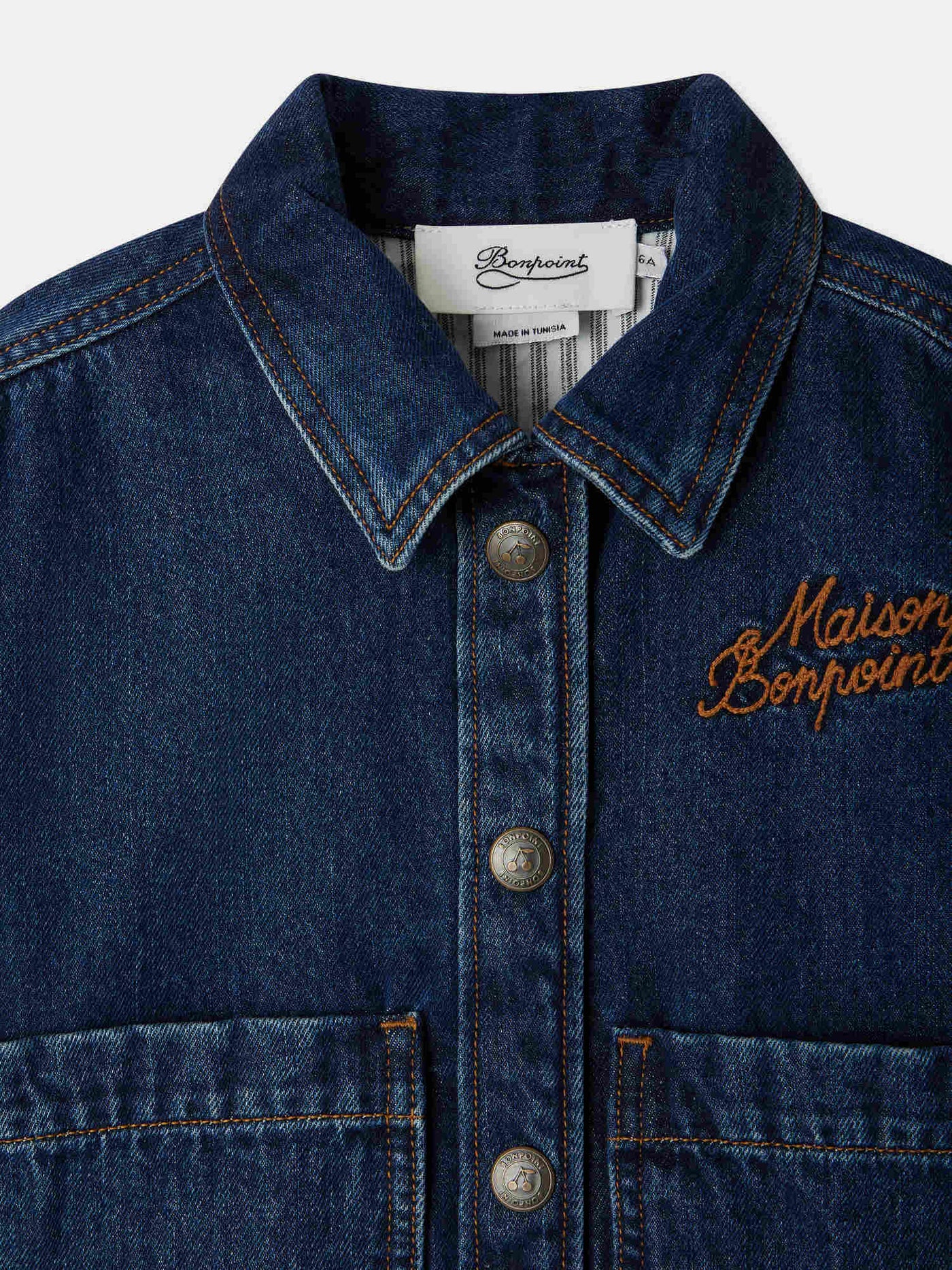 Veste Eliza brodée en denim