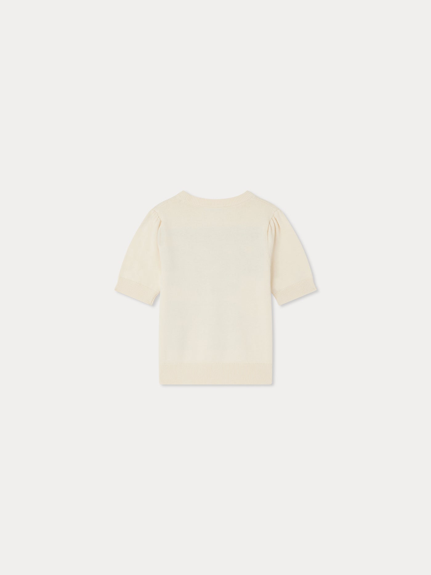 Elvira Pullover aus handbesticktem Jacquard