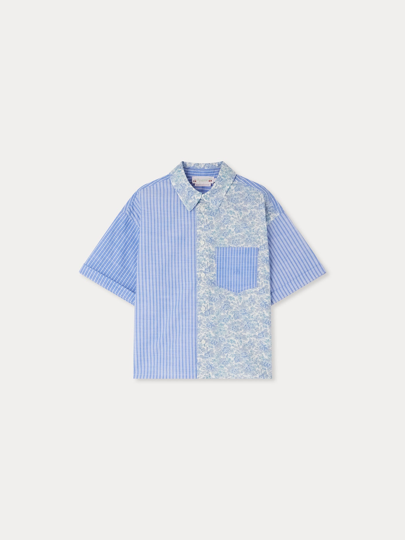 Camicia ampia di Elyas in patchwork