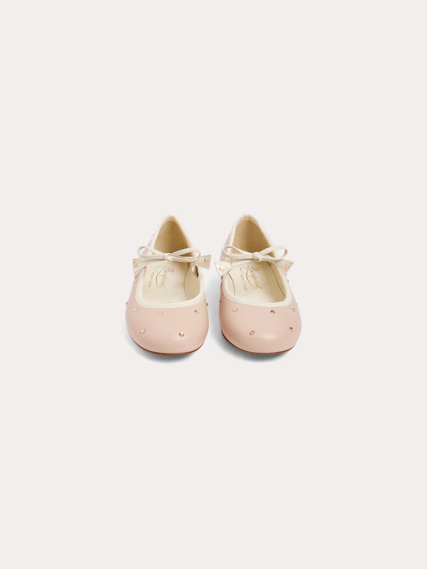 Eveline Mary Janes mit Schleife und Strasssteinen