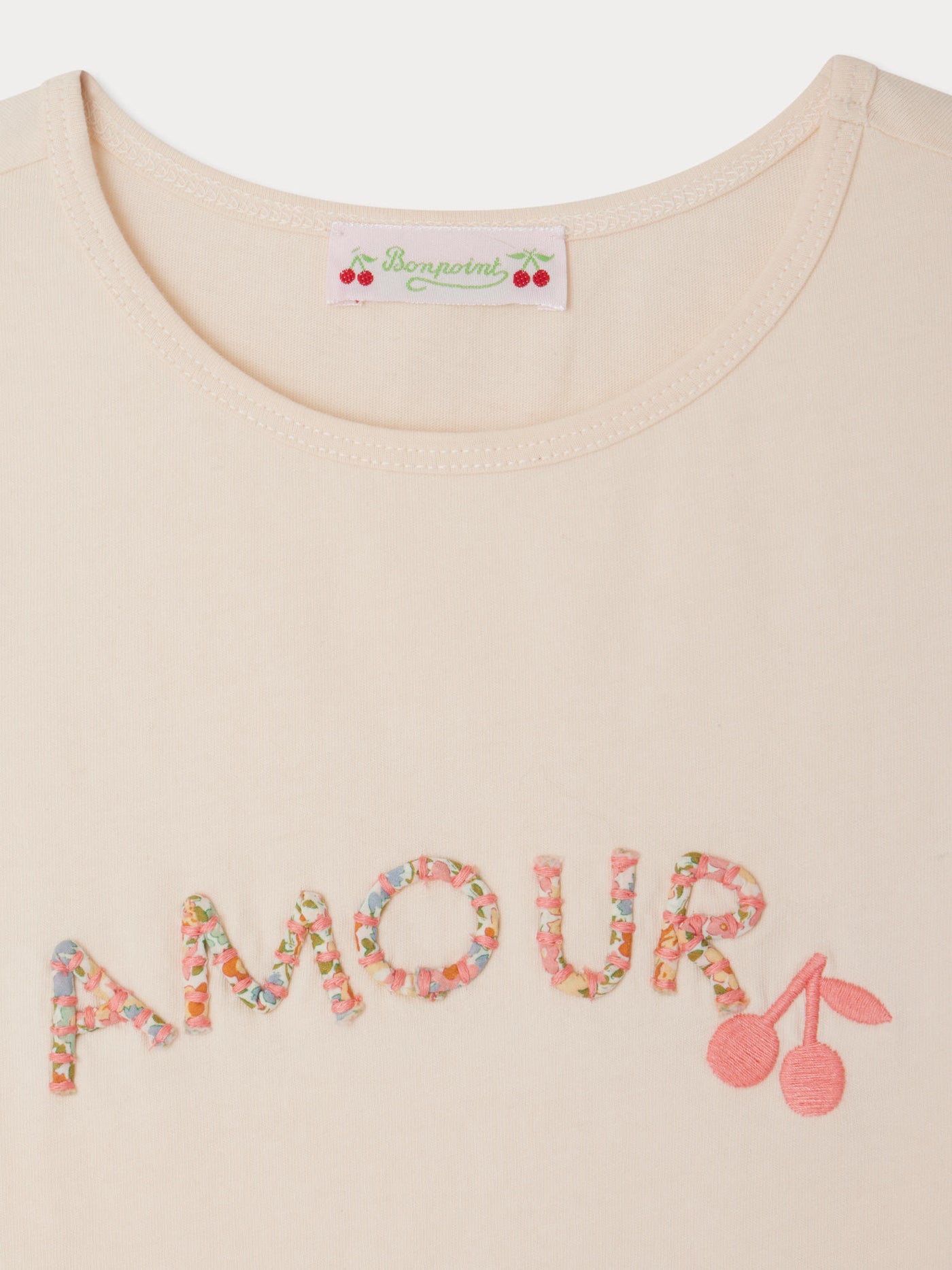 T-shirt Capricia à imprimé Amour en coton biologique