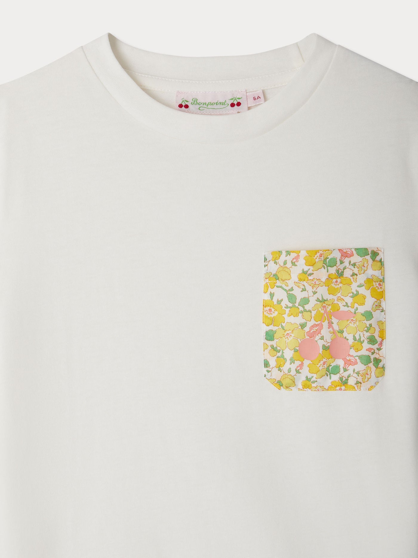 T-shirt Thida à poche en tissu Liberty en coton biologique