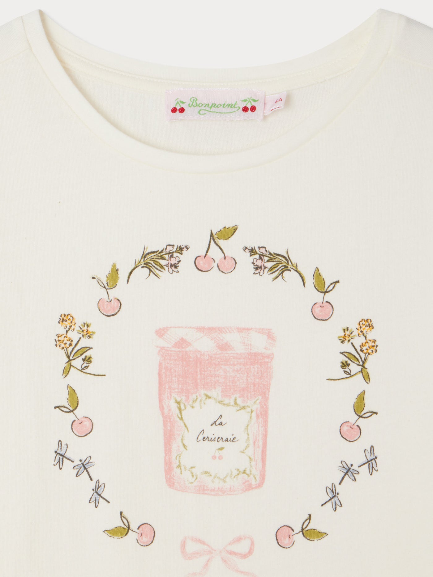 Alcala t-shirt with jam print in organic cotton