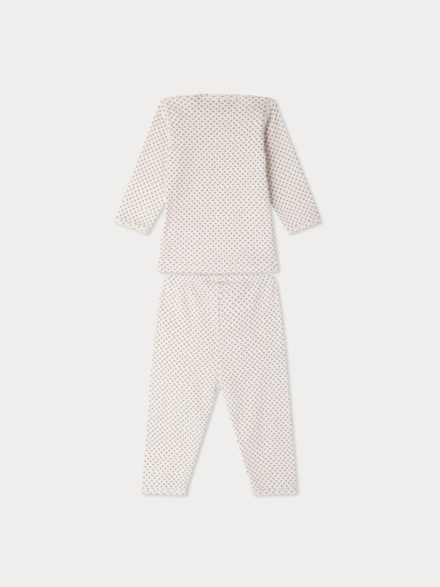 Timi set in cotton with geometric print