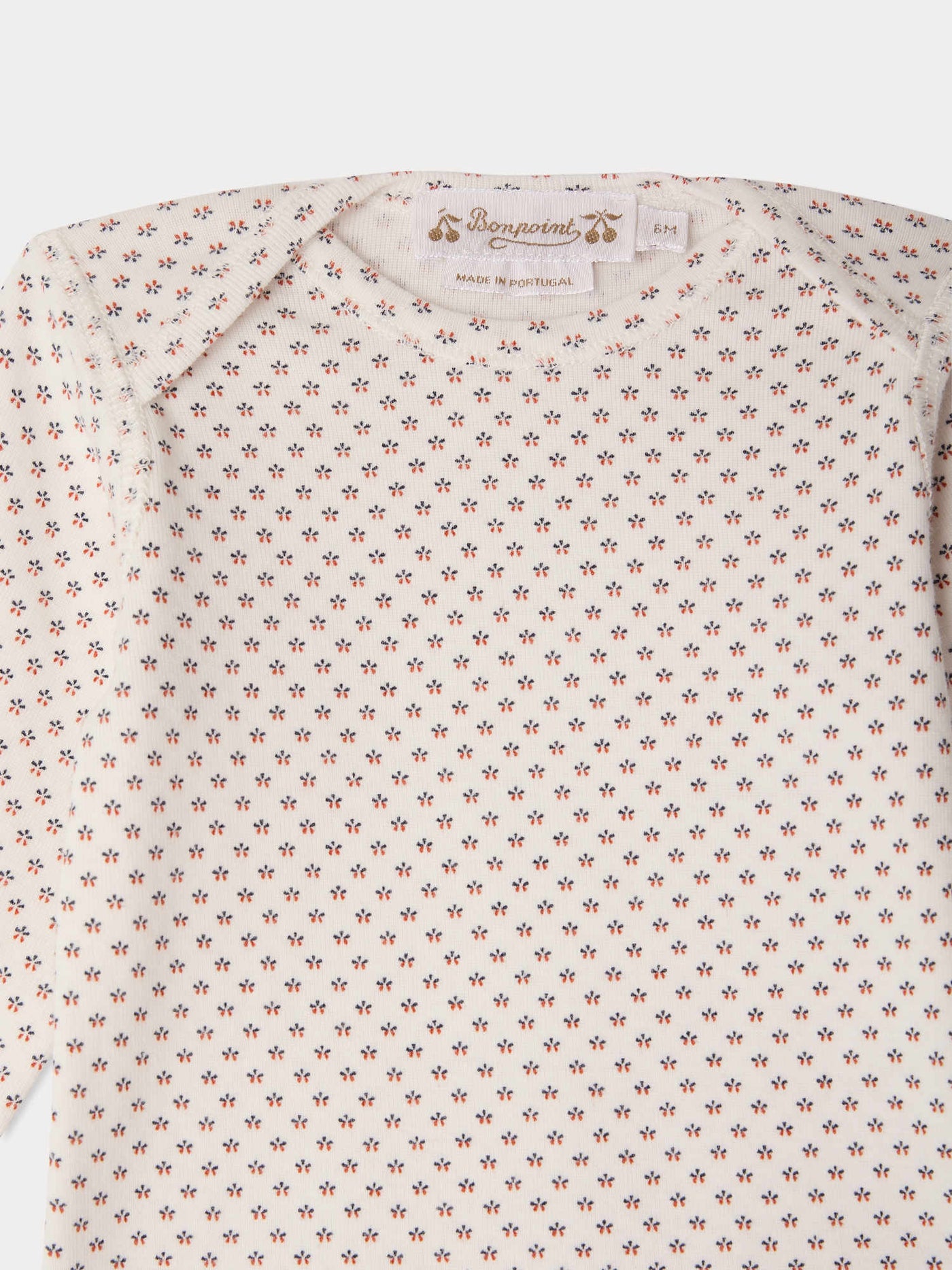 Timi set in cotton with geometric print