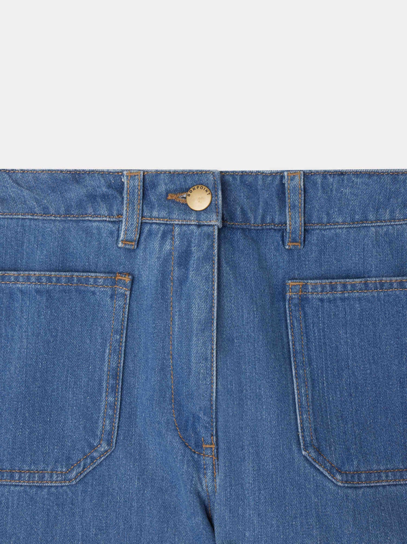 Bonpoint x Vanessa Seward Short Elancee court en denim