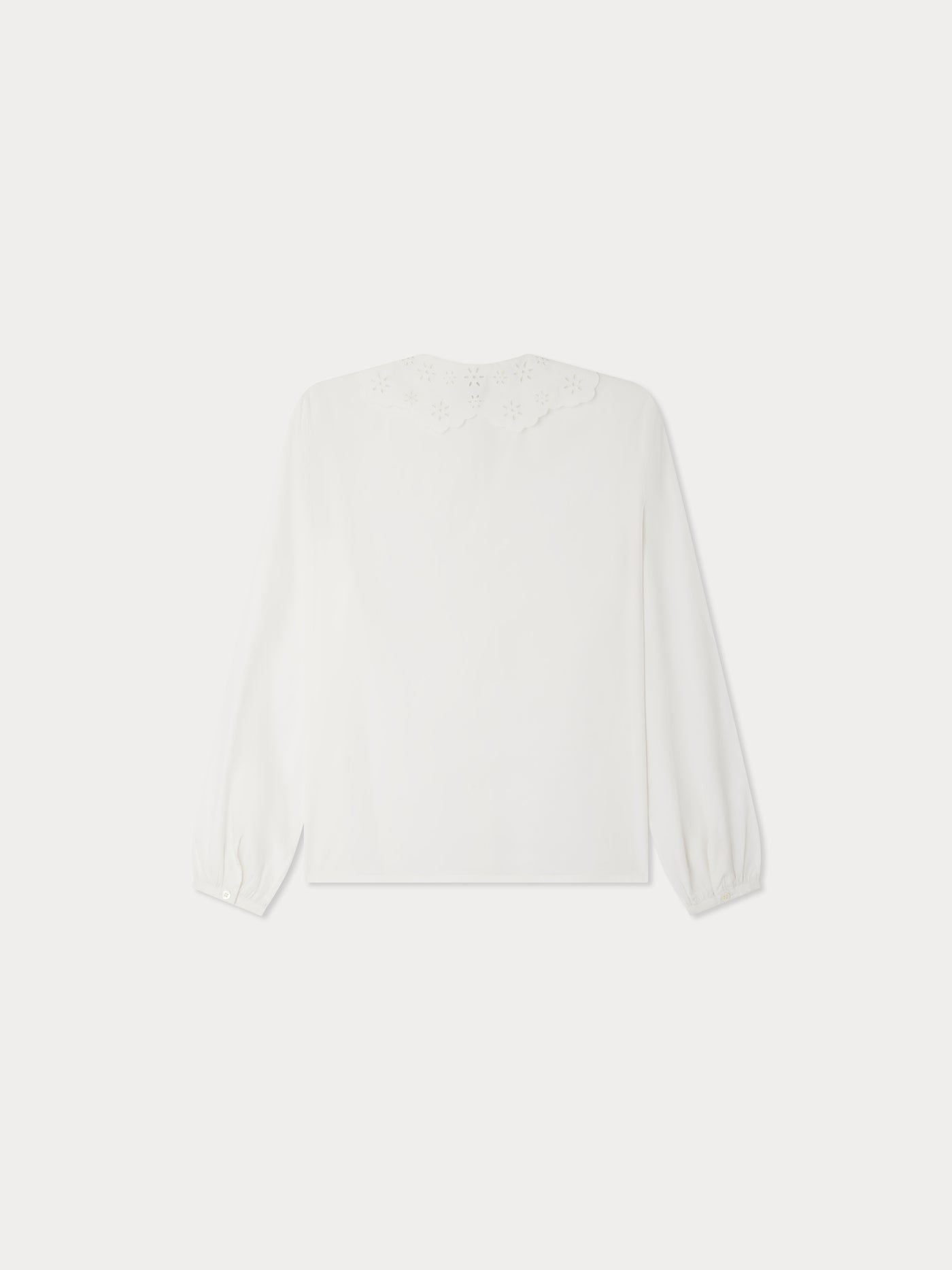 Bonpoint x Vanessa Seward blouse Elegante à broderies anglaises