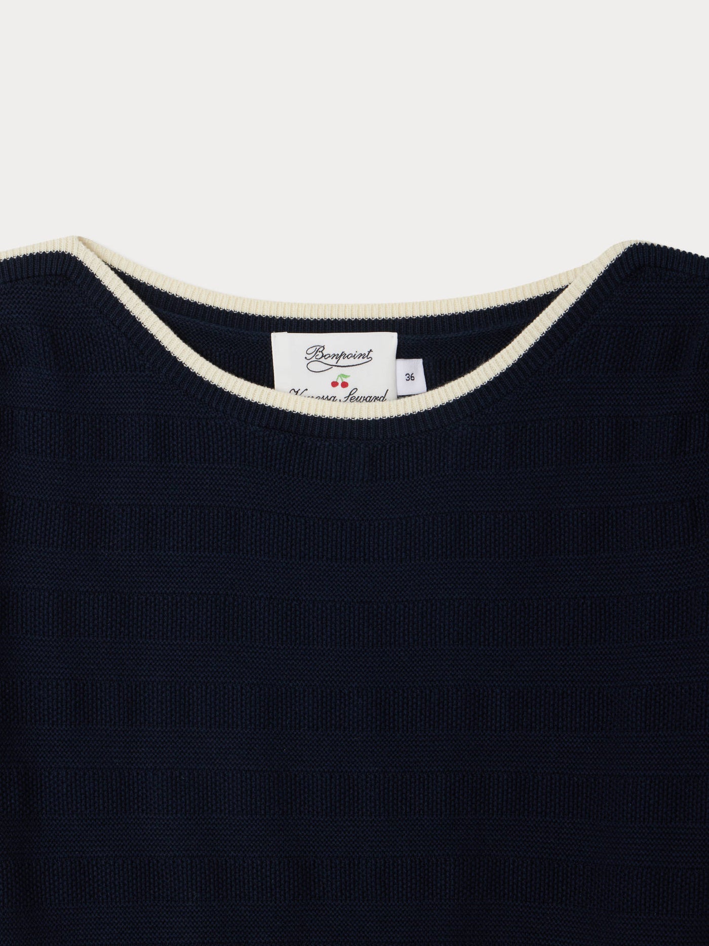 Bonpoint x Vanessa Seward pull Endeavour rayé à col bateau