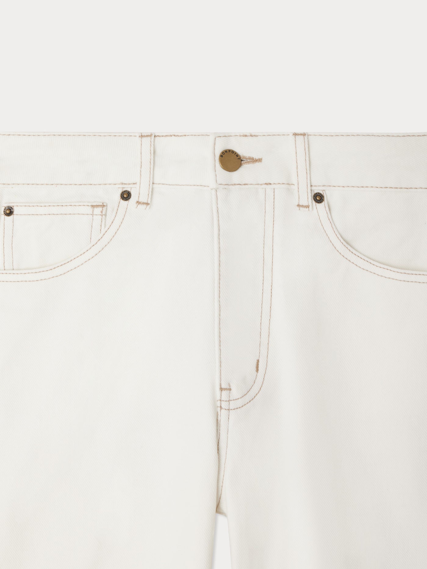 Bonpoint x Vanessa Seward Jean Gasp droit blanc