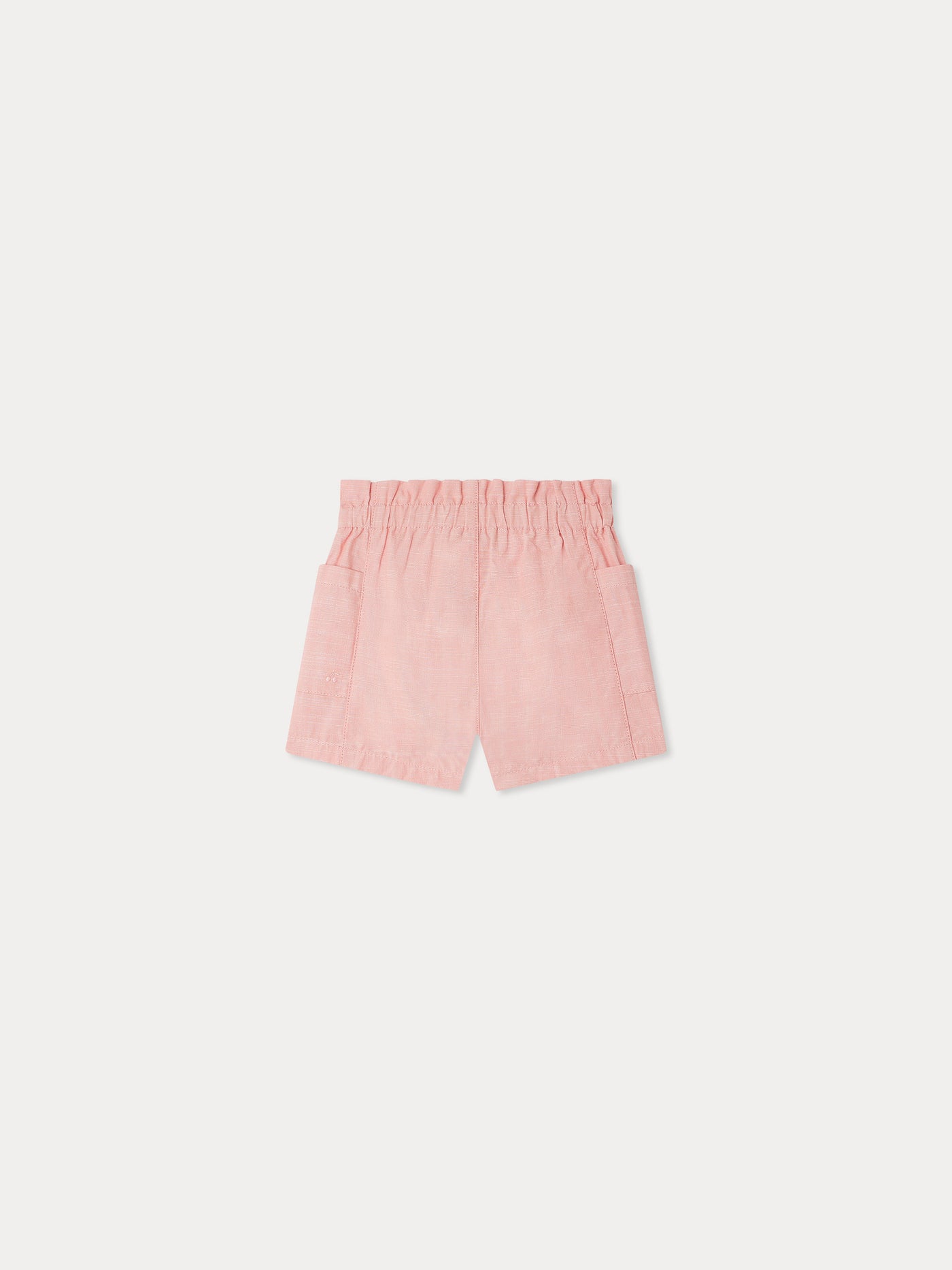 Pantaloni corti in nougat di chambray