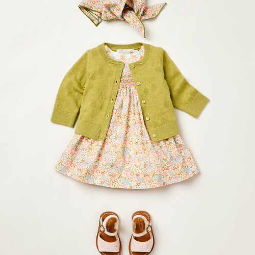 Abito smock Maruska realizzato con tessuti Liberty