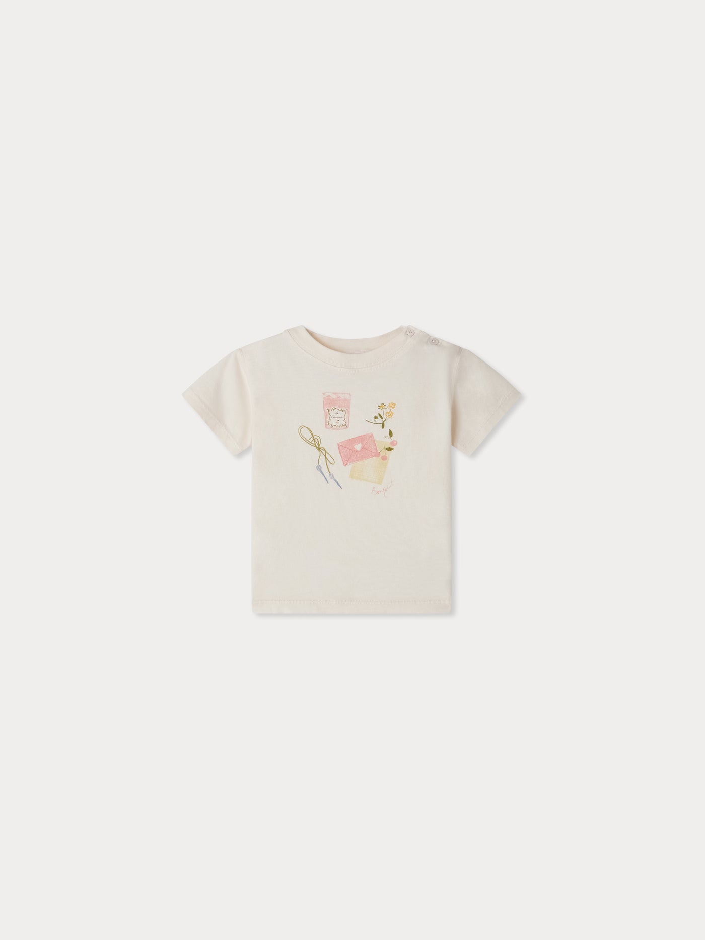 Dom-T-Shirt mit Marmeladenmotiv