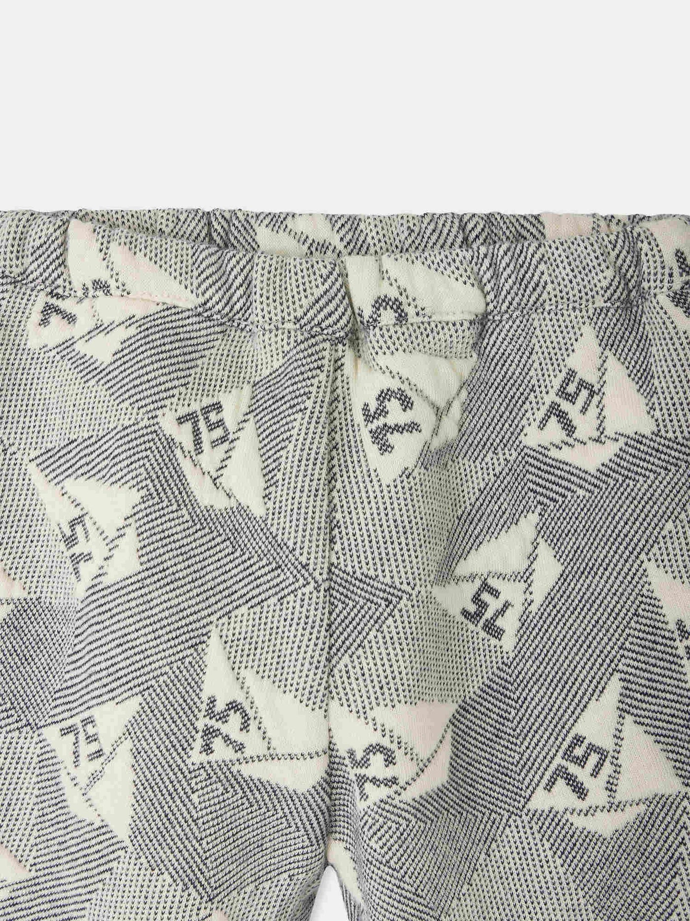 Elvin-Jogginghose aus Jacquard-Fleece