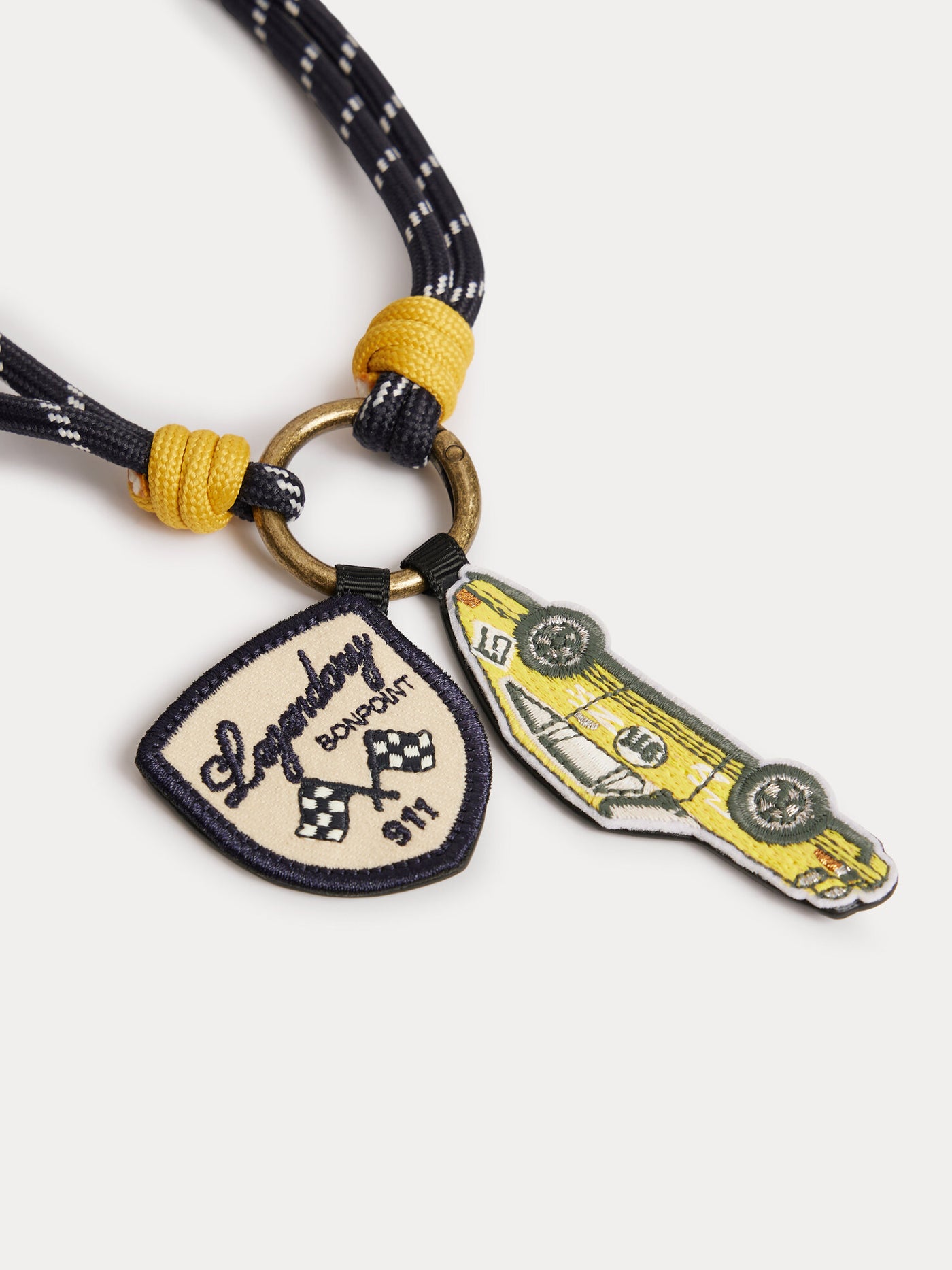 Bonpoint x Porsche Schlüsselanhänger aus Lederwolle