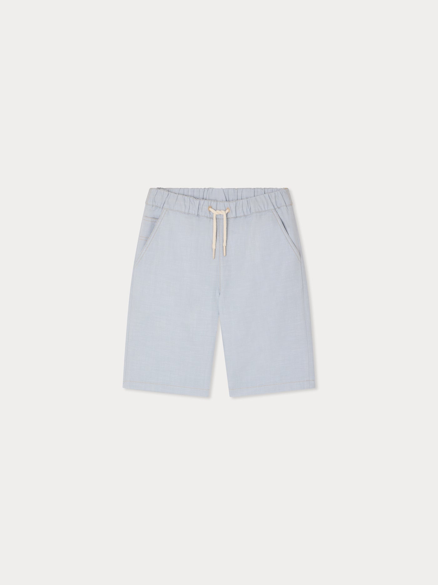 Elgar himmelblaue Shorts aus Bio-Baumwolle