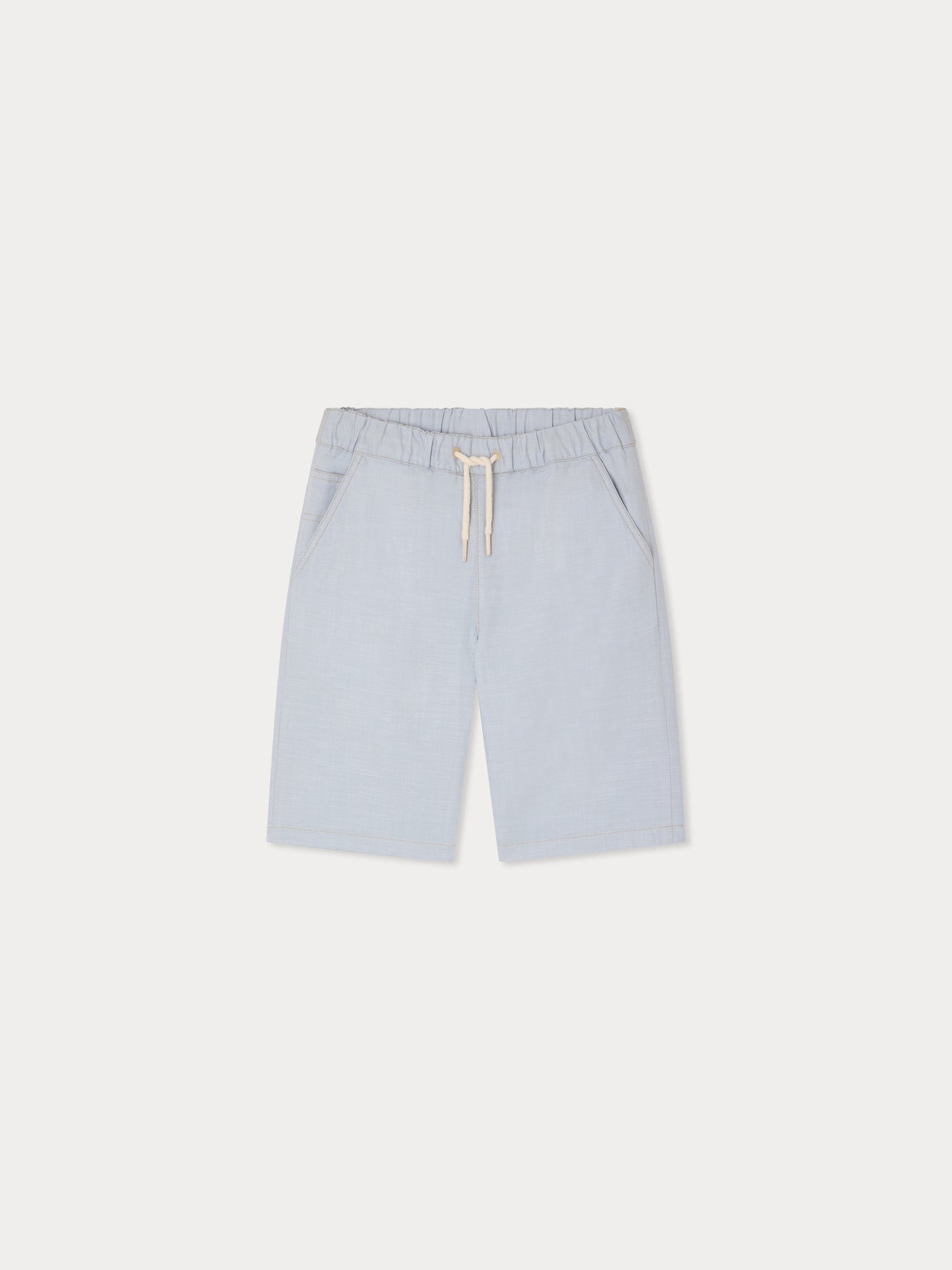 Elgar himmelblaue Shorts aus Bio-Baumwolle