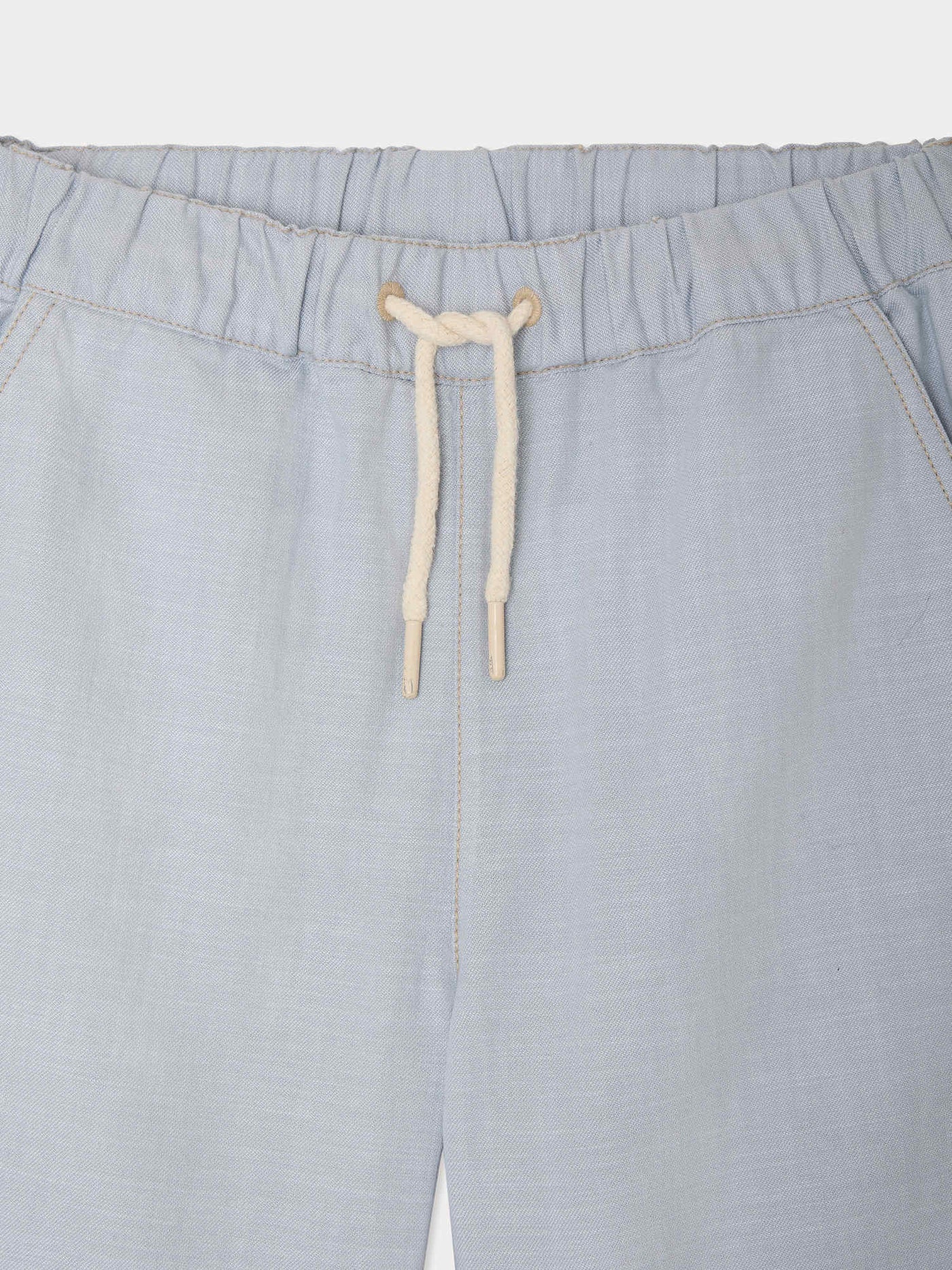 Elgar himmelblaue Shorts aus Bio-Baumwolle
