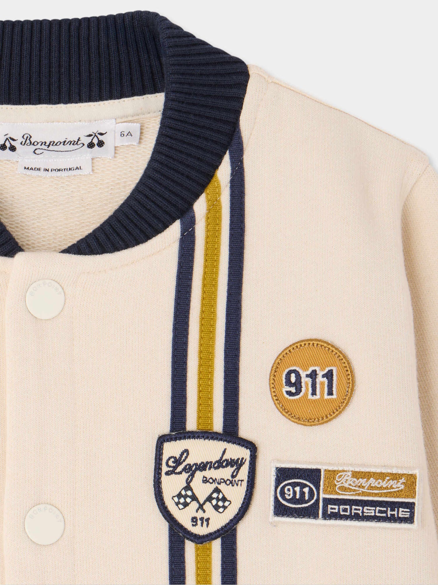 Bonpoint x Porsche Christopher-Jacke aus Bio-Baumwolle