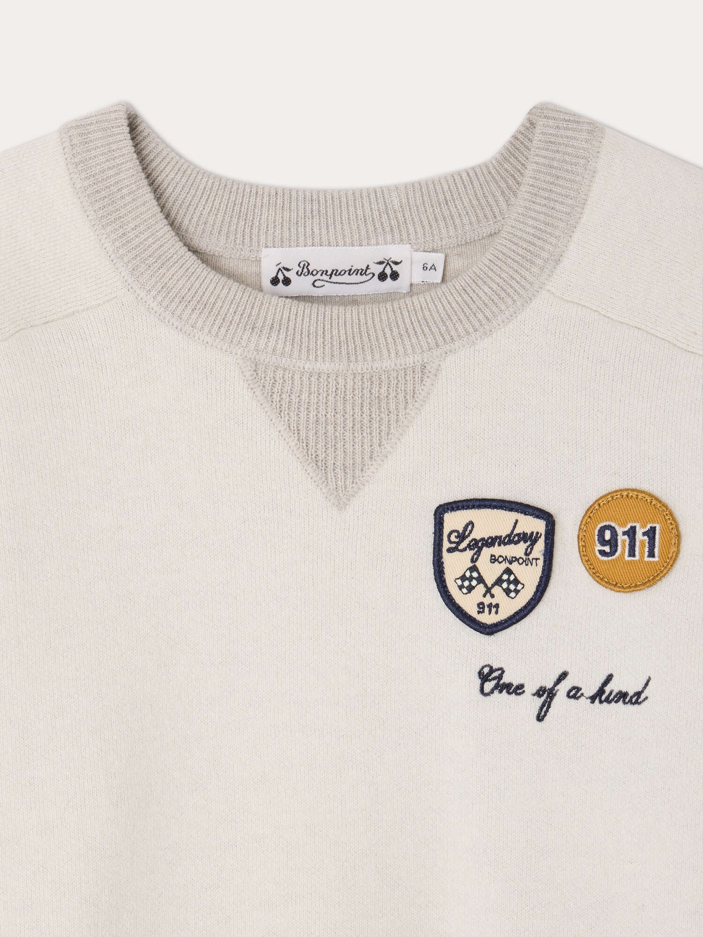 Bonpoint x Porsche Loxley-Pullover aus Bio-Baumwolle und Kaschmir