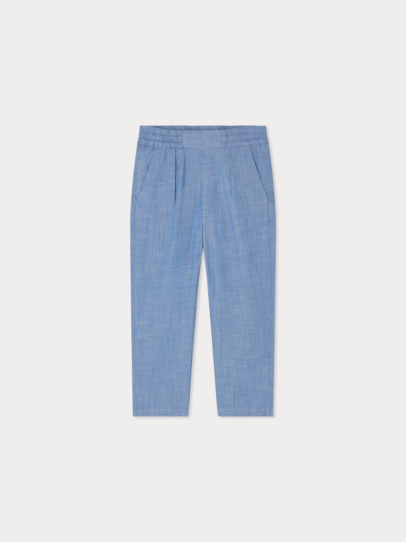 Tilyo Chambray Chino-Hose aus Bio-Baumwolle