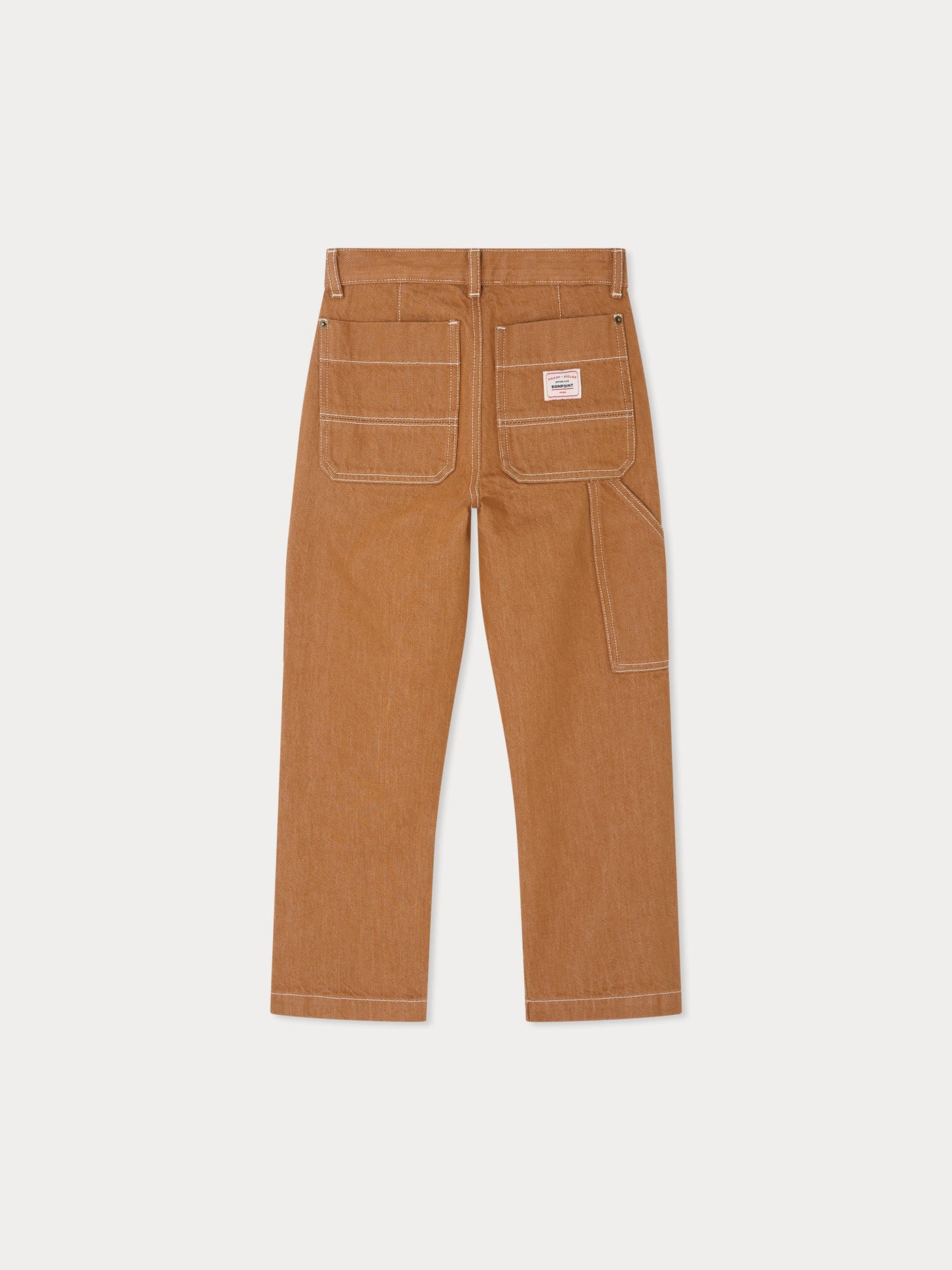 Gael wide denim pants in organic cotton