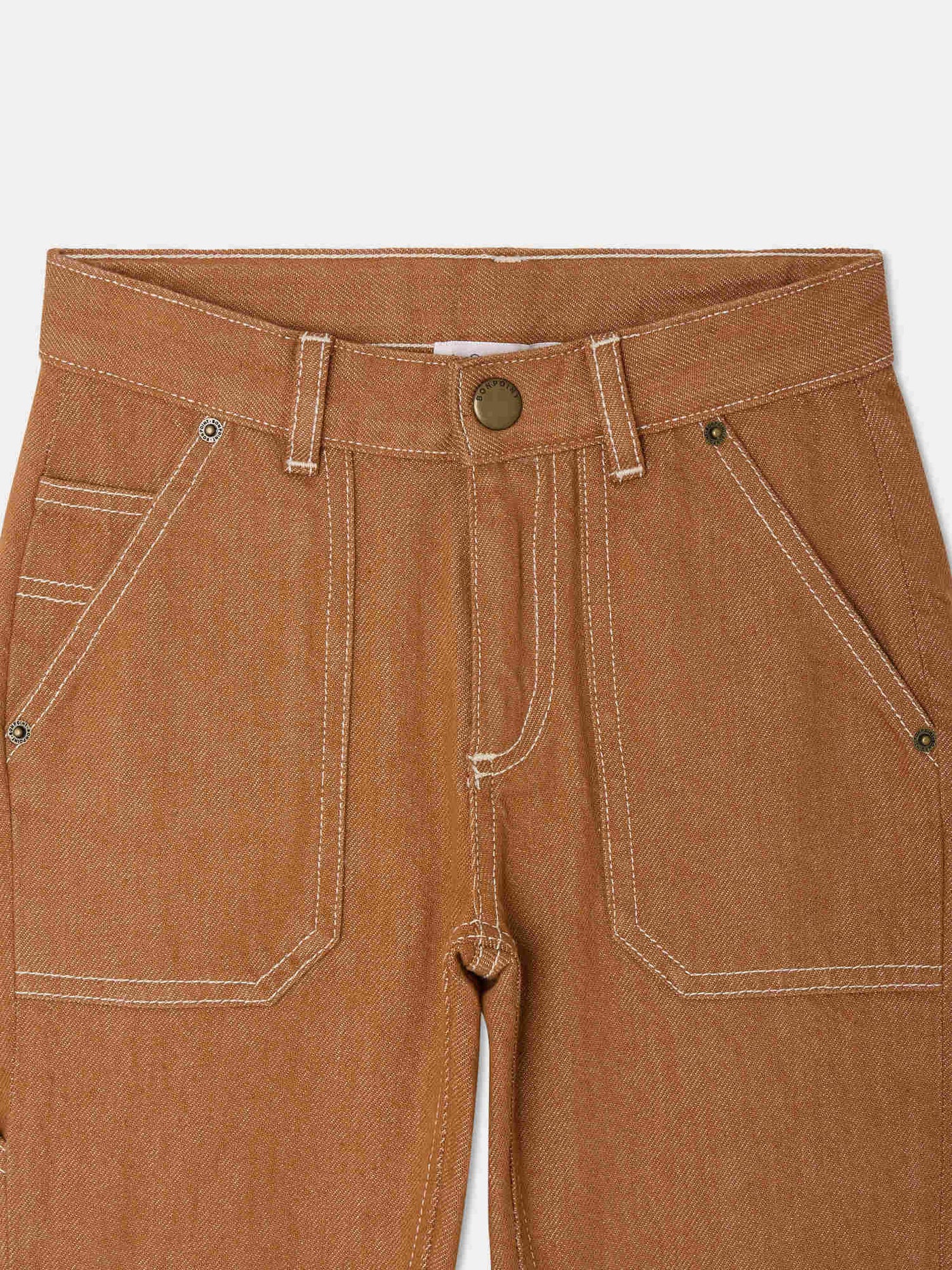 Gael wide denim pants in organic cotton