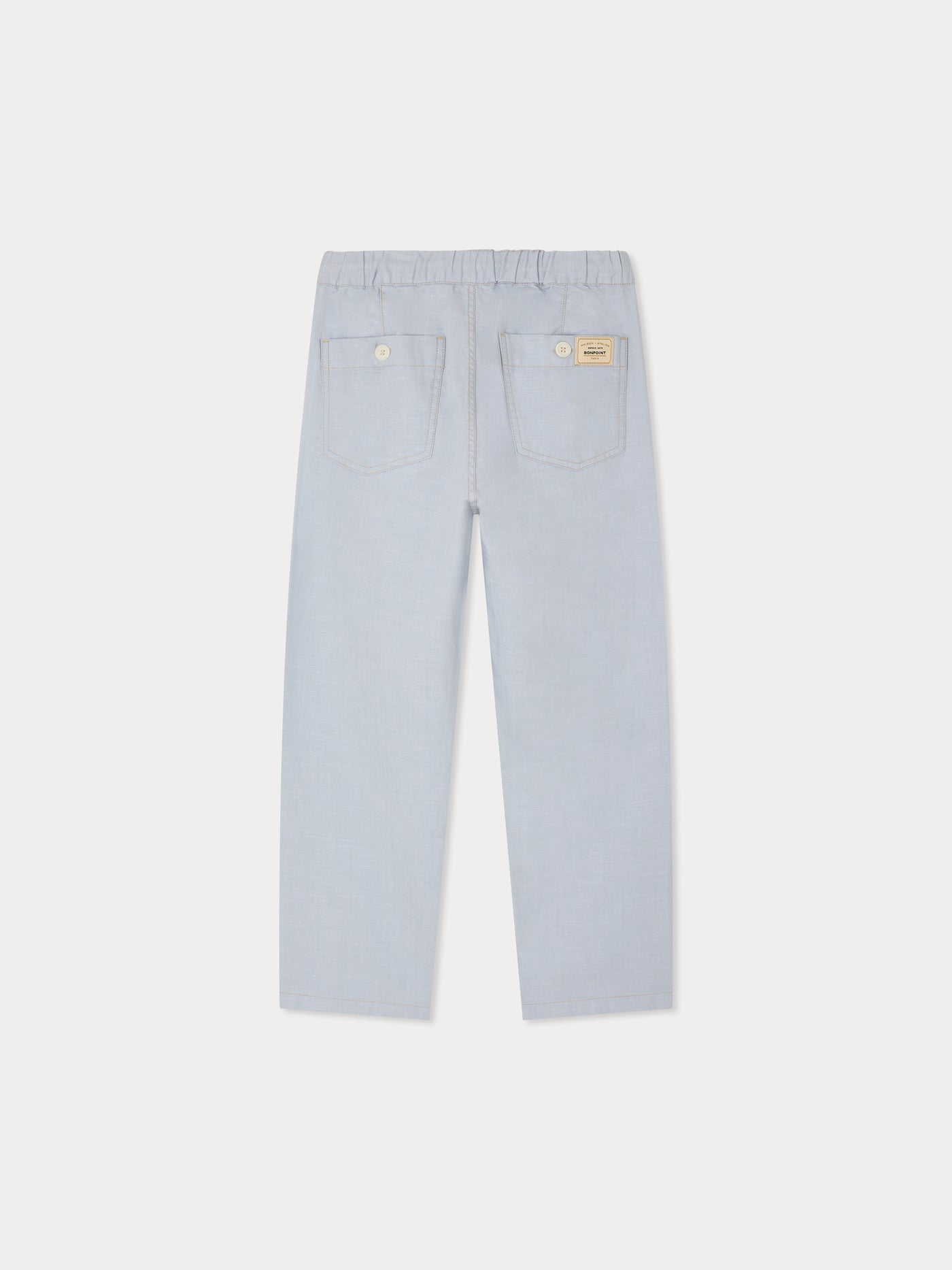 Connel Chambray-Hose aus Bio-Baumwolle