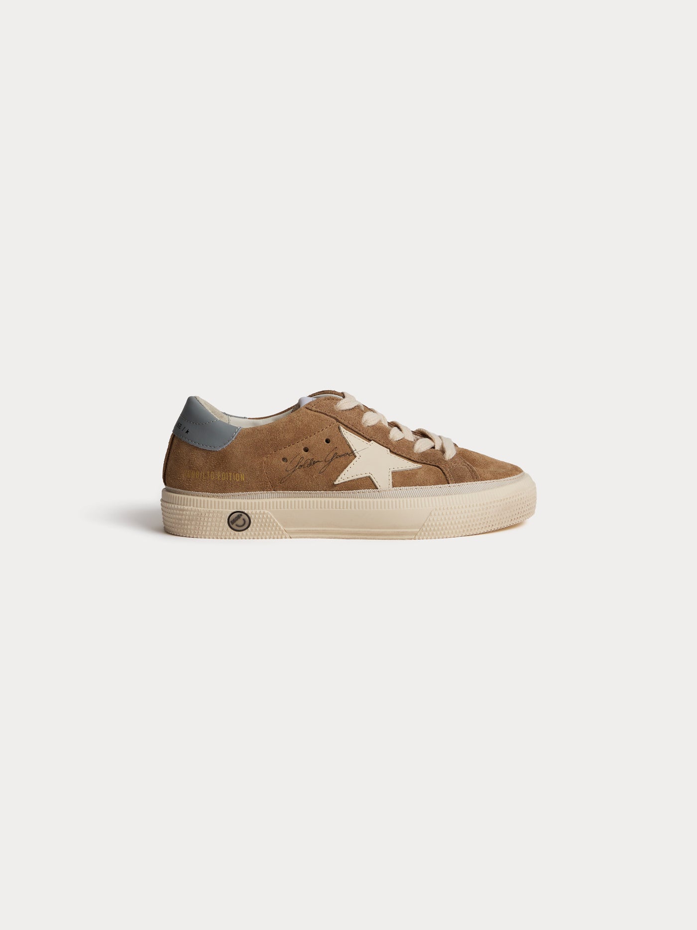 golden goose tobacco Men's Super-Star in suede with white leather star This womens model with a soft tobacco Bonpoint x Golden Goose children's