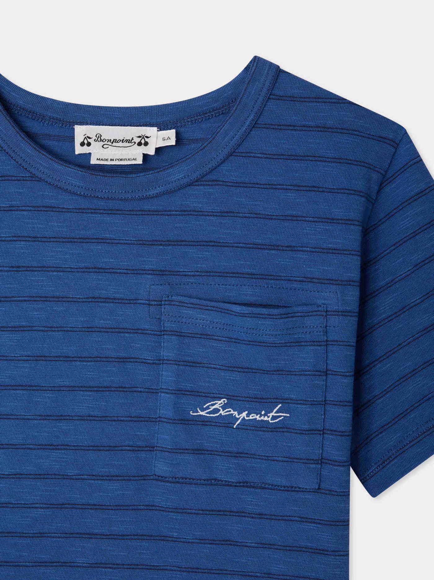 Maglietta Elrador blu scuro in cotone biologico