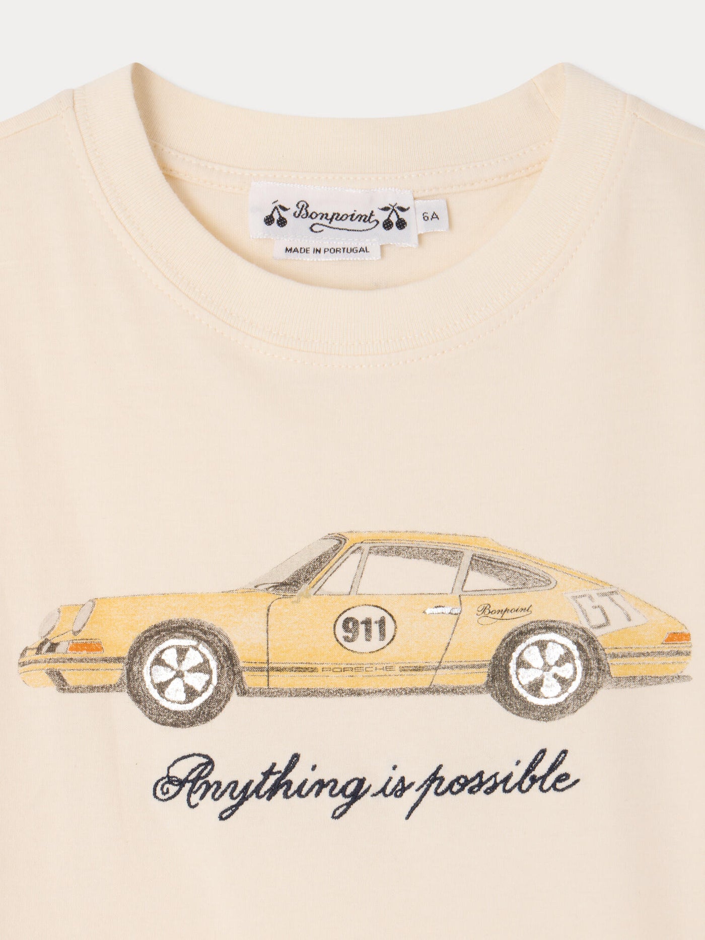 Bonpoint x Porsche Thibald bedrucktes T-Shirt aus Bio-Baumwolle
