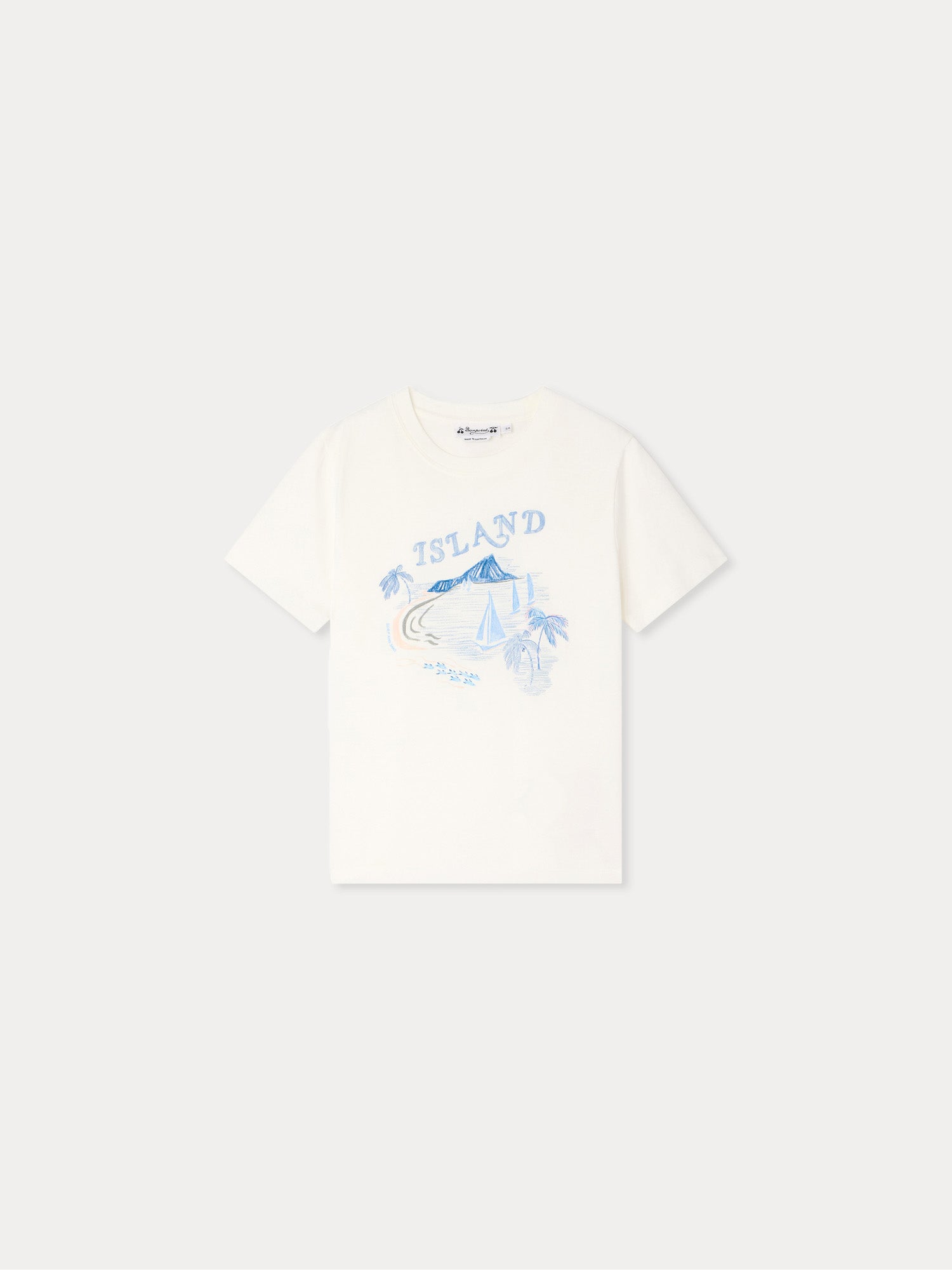 Bonpoint x Maison Kitsuné Akiva T-shirt with fox print in organic cott