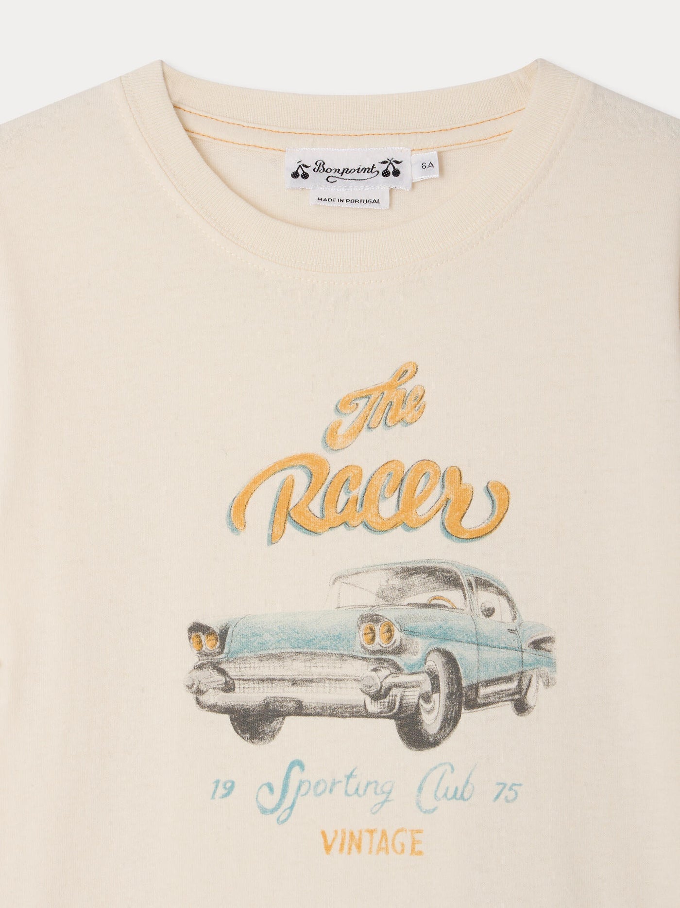 T-shirt Thibald imprimé voiture en coton biologique